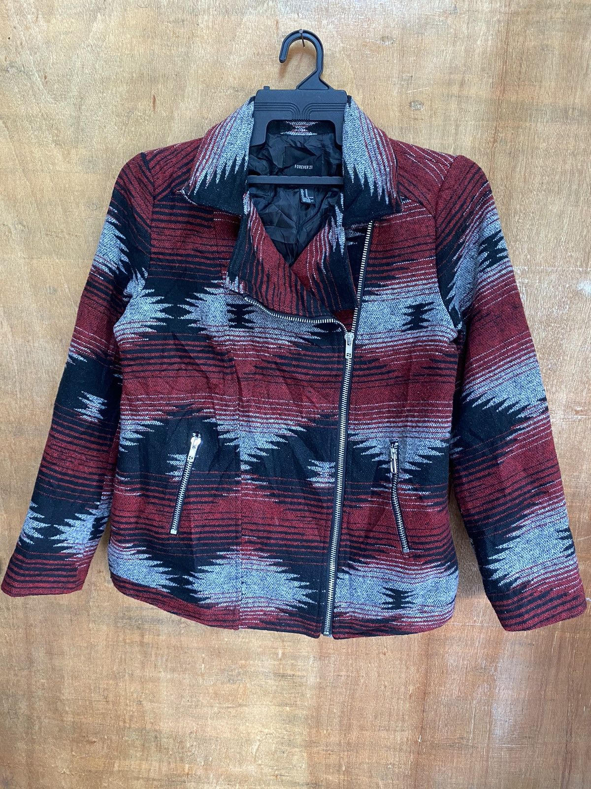 Vintage Japanese Wool Native Navajo Perfecto Jacket