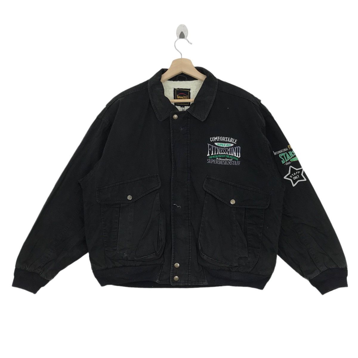 Botany 500 × Vintage Vintage BOTANY 500 Jacket Staff Only Big Logo Embroidery Size US L / EU 52-54 / 3 - 1 Thumbnail