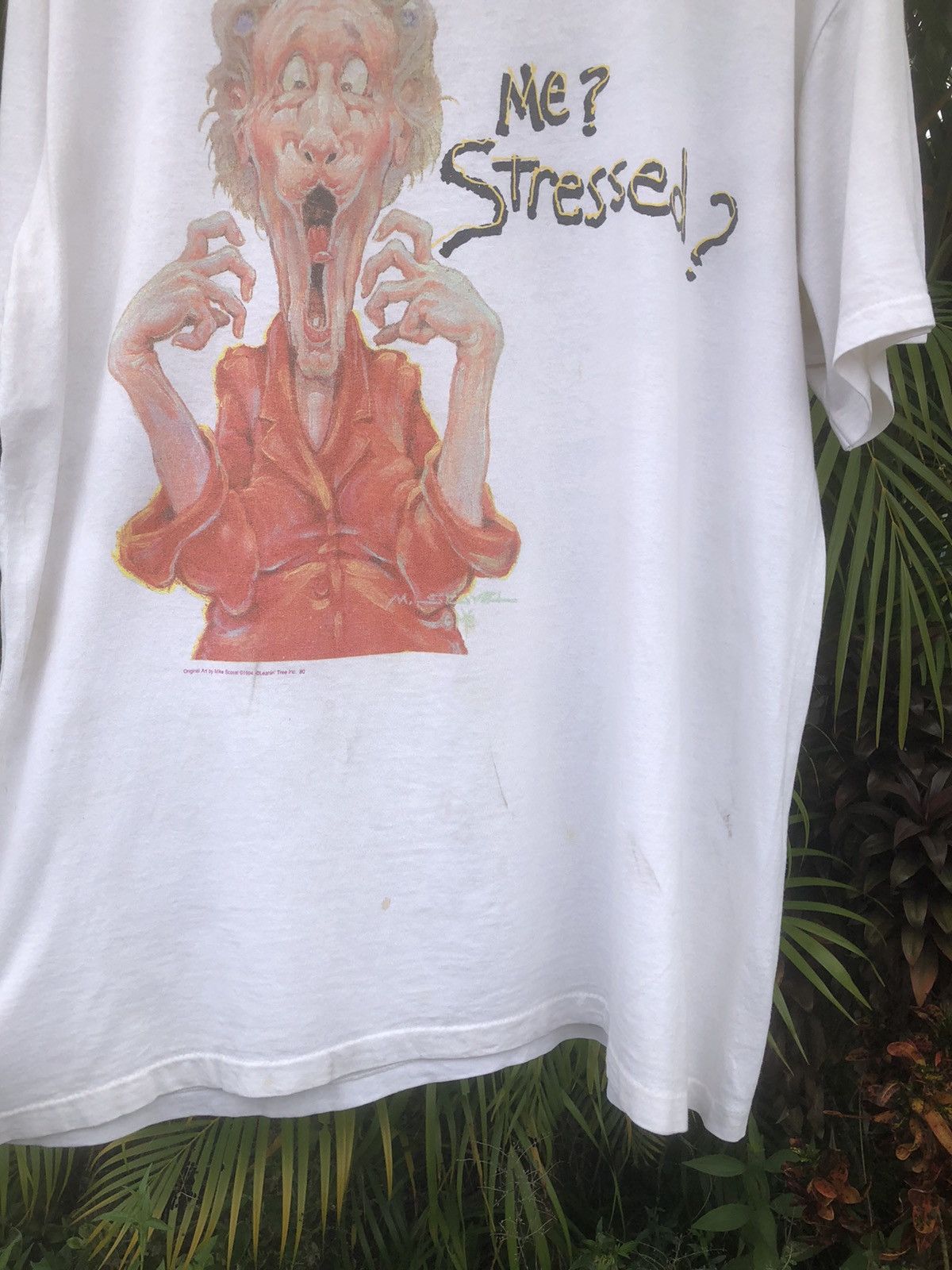 Vintage Rare🔥Vintage 90s Art Mike Scovel T Shirt Size US L / EU 52-54 / 3 - 7 Thumbnail