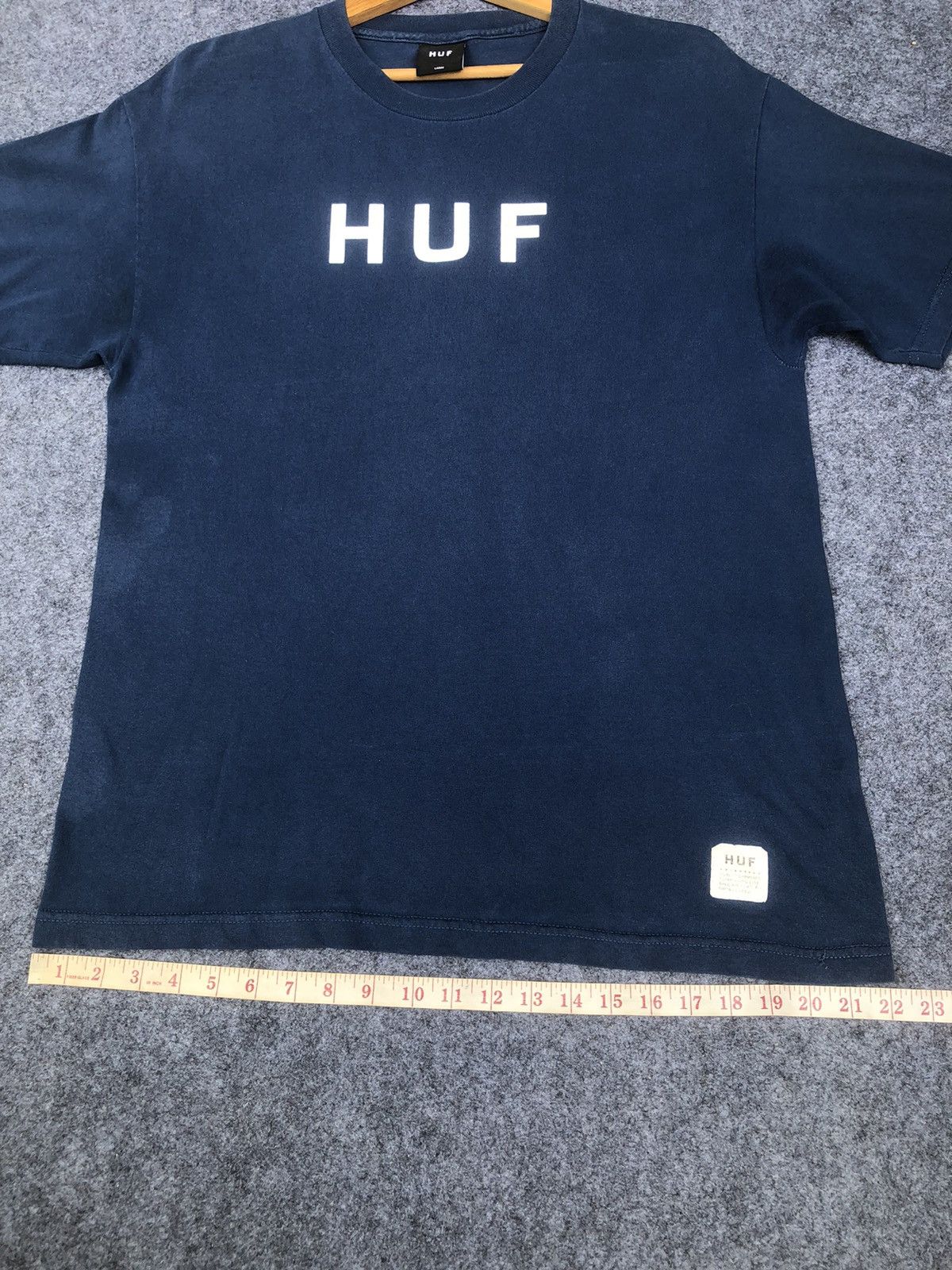Huf Last Drop🔥Rare🔥Vintage Faded Huf Skate logo T Shirt Size US L / EU 52-54 / 3 - 12 Thumbnail