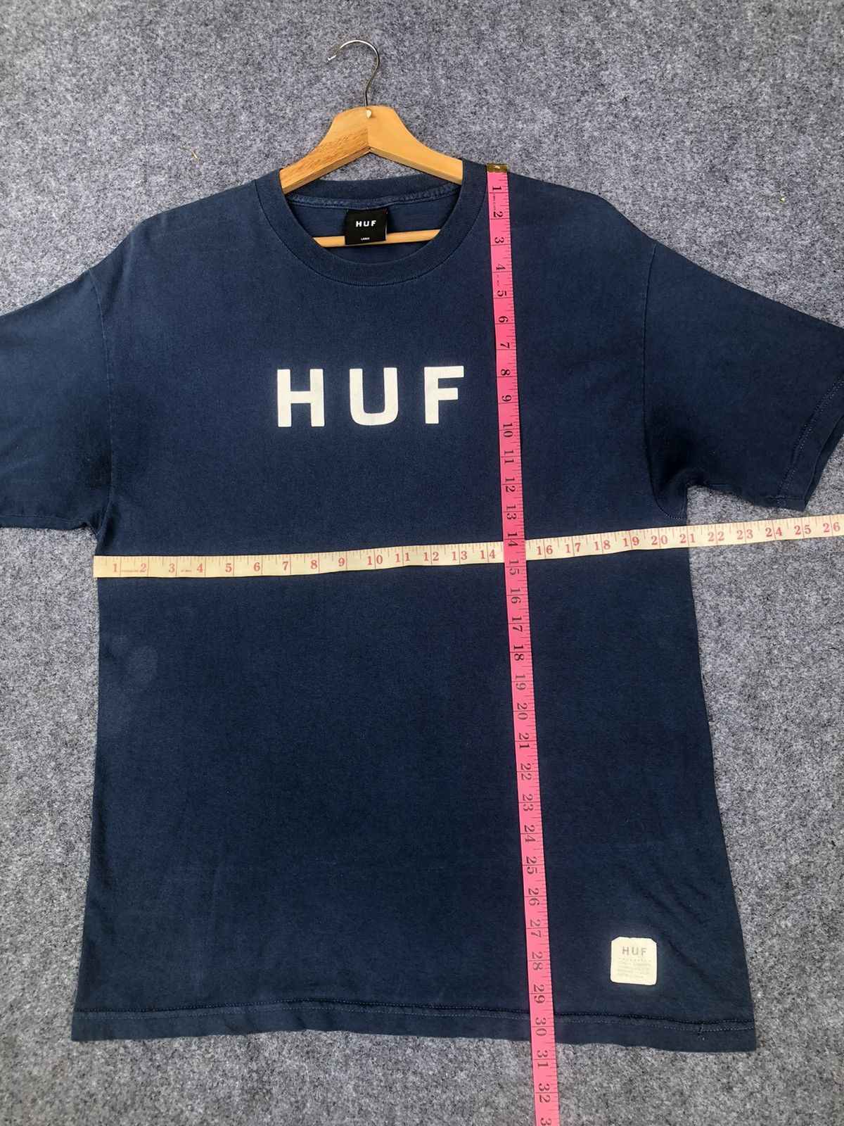 Huf Last Drop🔥Rare🔥Vintage Faded Huf Skate logo T Shirt Size US L / EU 52-54 / 3 - 10 Thumbnail
