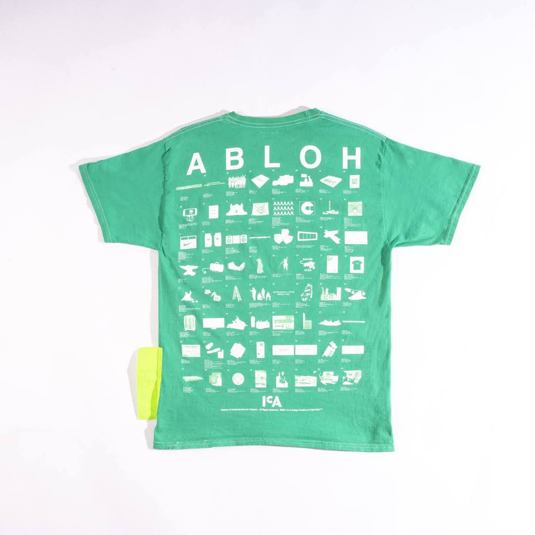 Virgil Abloh Virgil Abloh ICA Collection Tee | Green Size US L / EU 52-54 / 3 - 4 Thumbnail