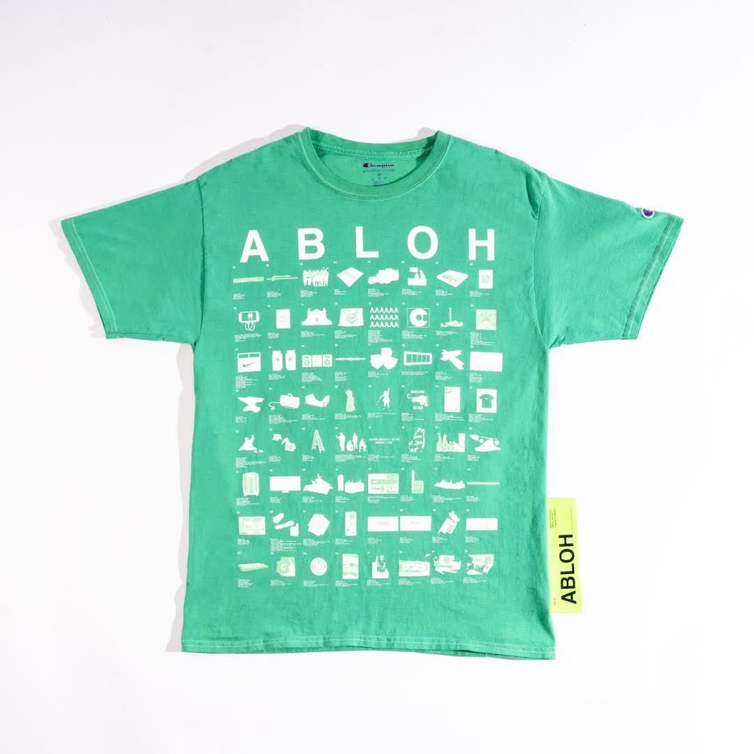 image of Virgil Abloh Ica Collection Tee | Green, Men's (Size Large)
