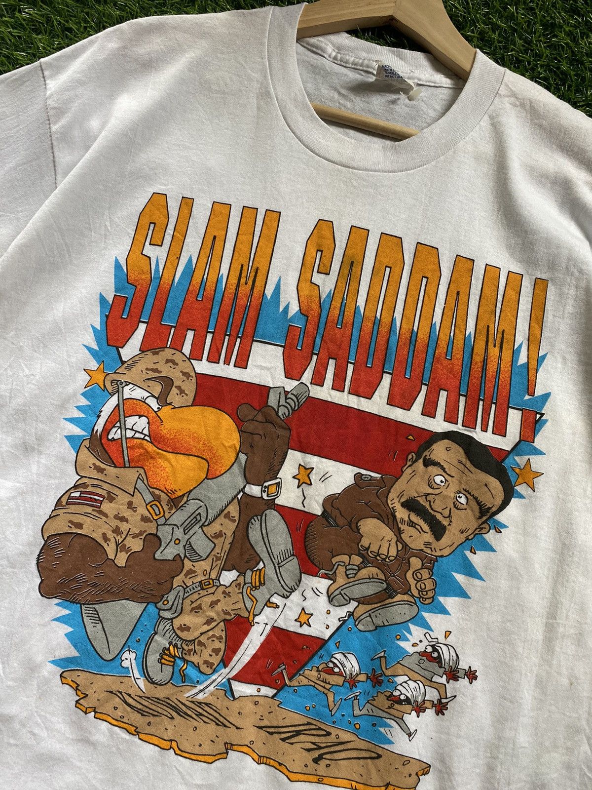 Vintage Vintage Slam Saddam Size US XL / EU 56 / 4 - 2 Thumbnail