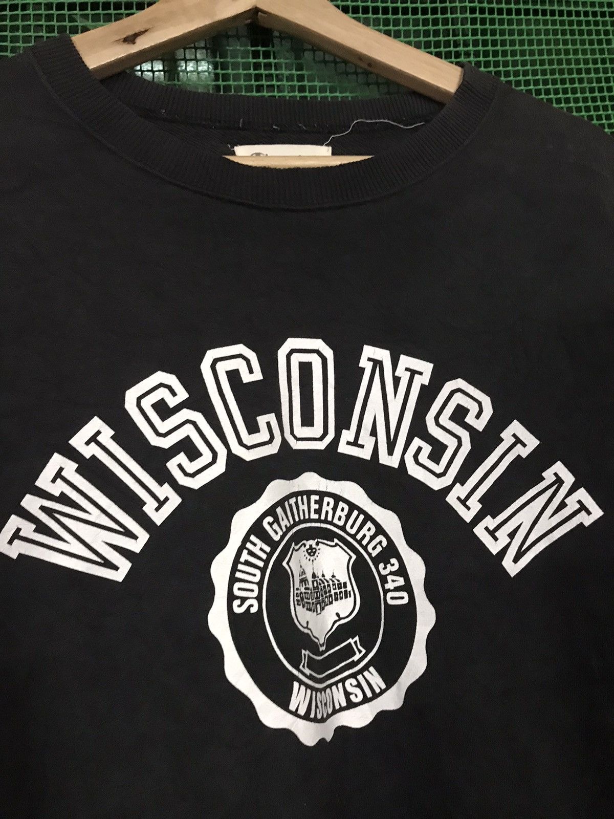 Champion Wisconsin Sweatshirt Crewneck Pullover Size US L / EU 52-54 / 3 - 3 Thumbnail