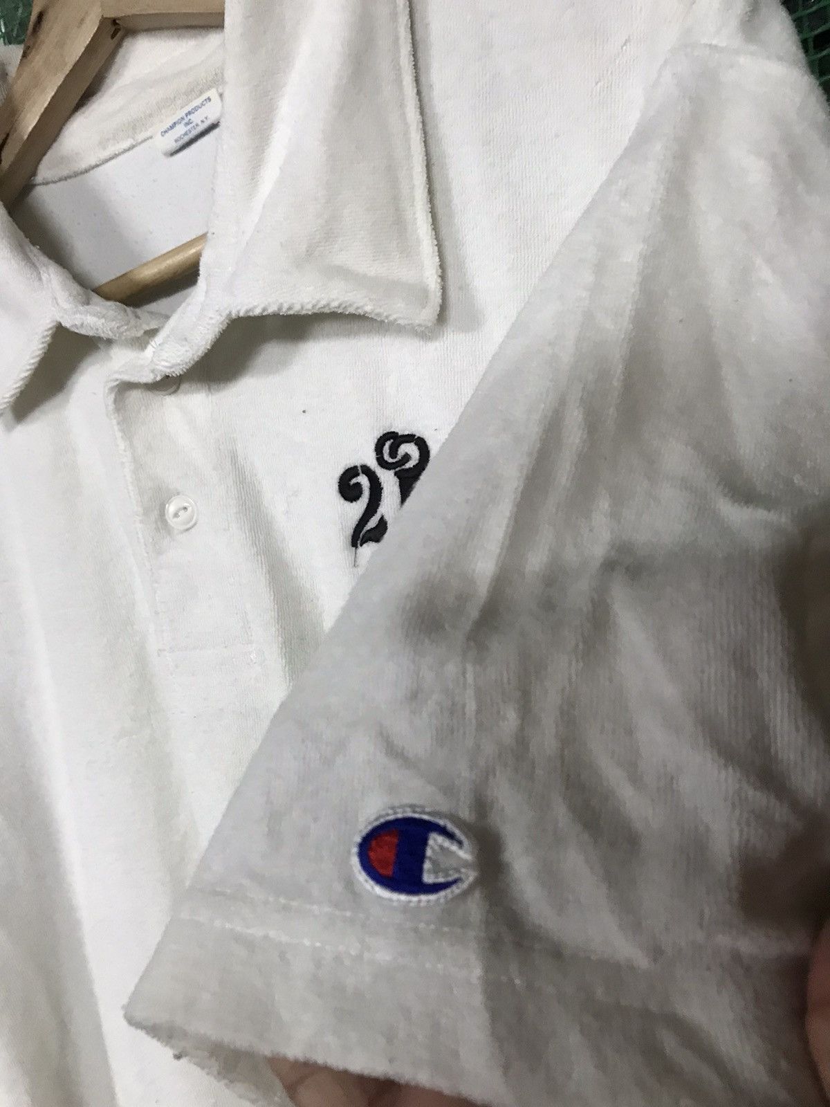 Champion Champion Fleece Tshirt Shortsleeve Colar Size US M / EU 48-50 / 2 - 3 Thumbnail