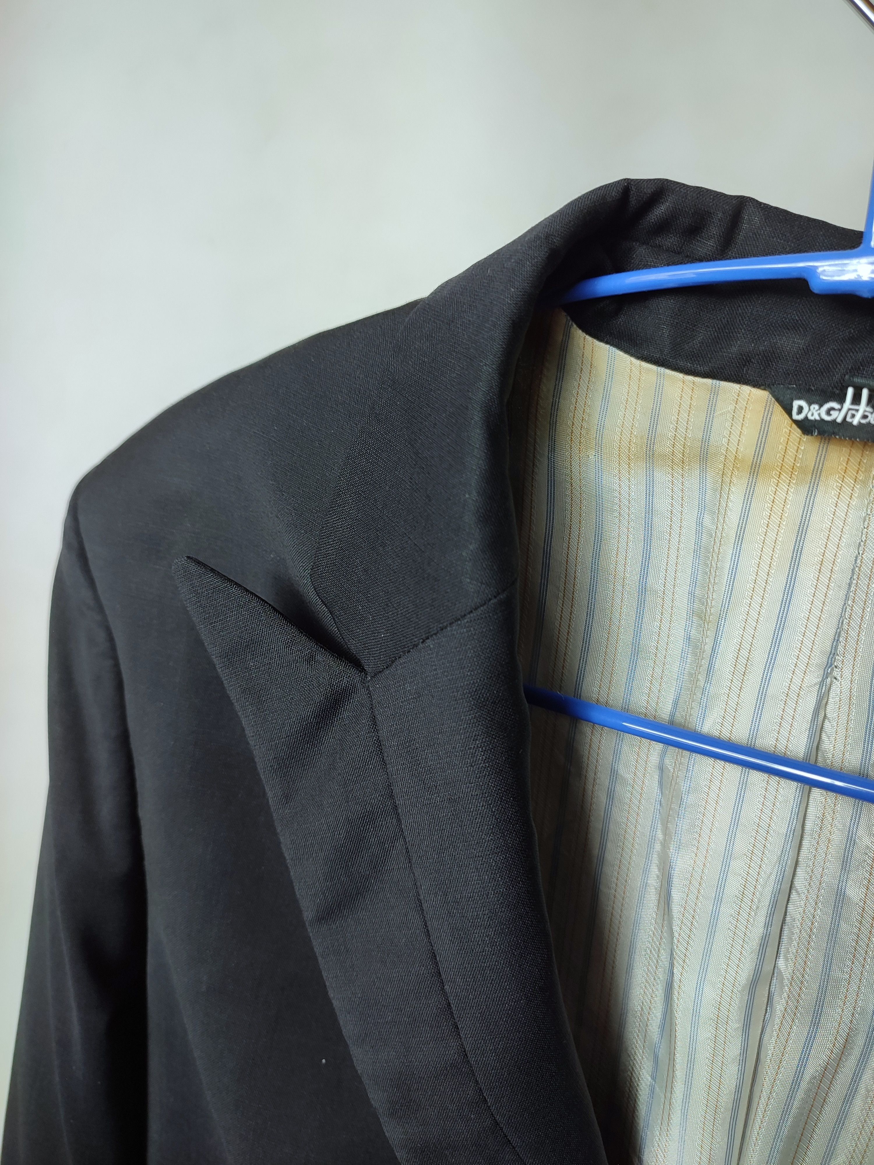 Dolce & Gabbana Dolce & Gabbana Virgin Wool Blazer Size 48R - 6 Thumbnail