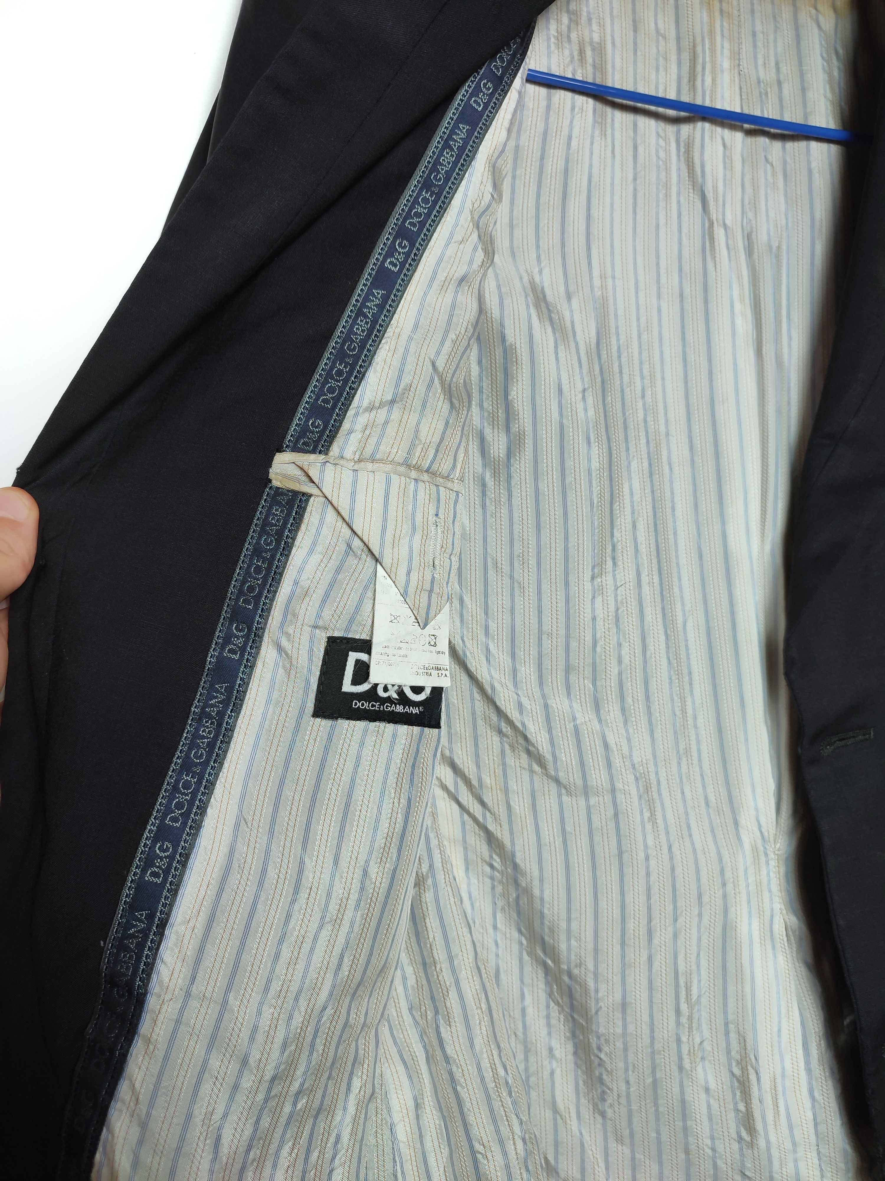 Dolce & Gabbana Dolce & Gabbana Virgin Wool Blazer Size 48R - 10 Thumbnail