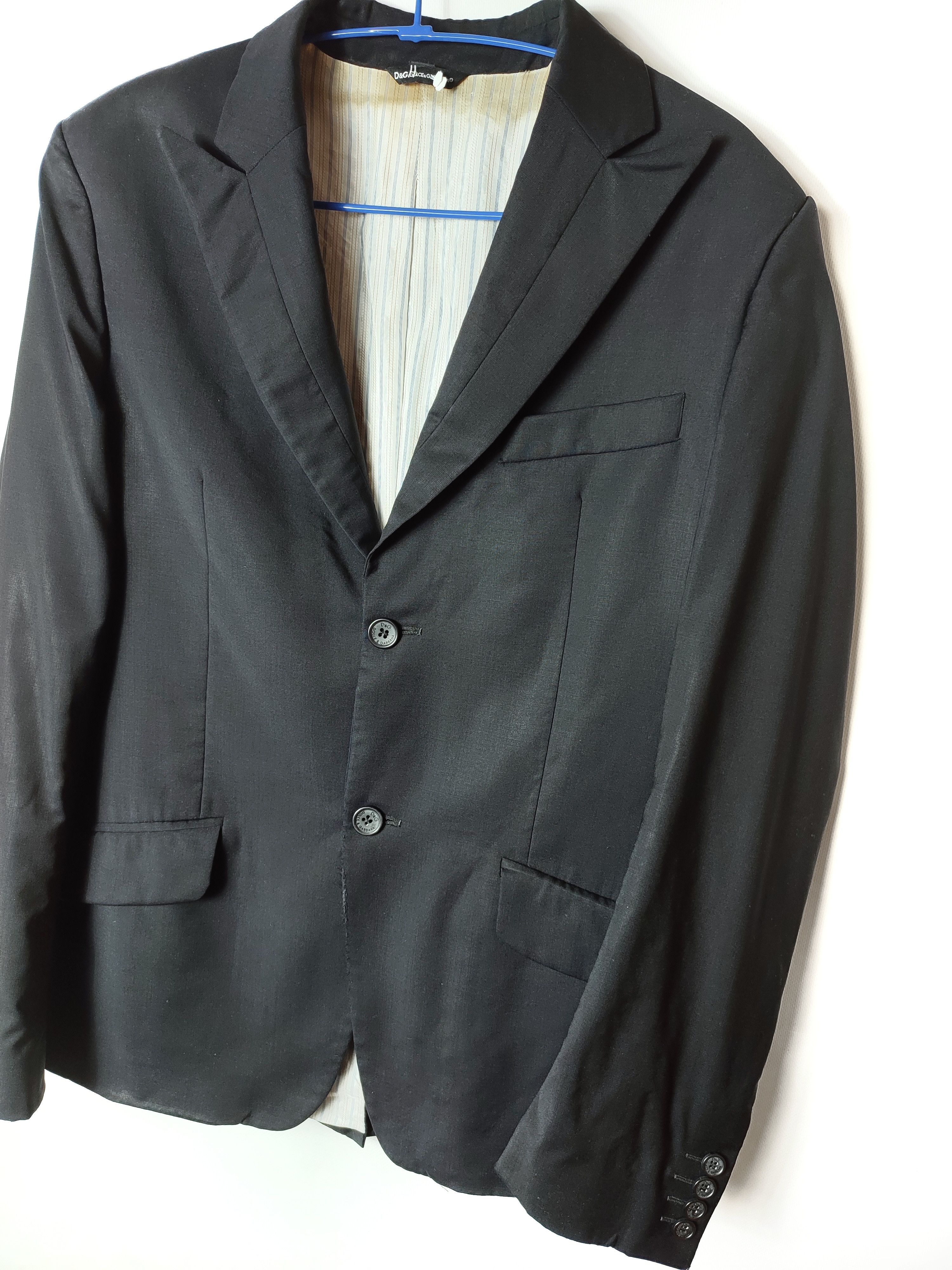 Dolce & Gabbana Dolce & Gabbana Virgin Wool Blazer Size 48R - 1 Thumbnail