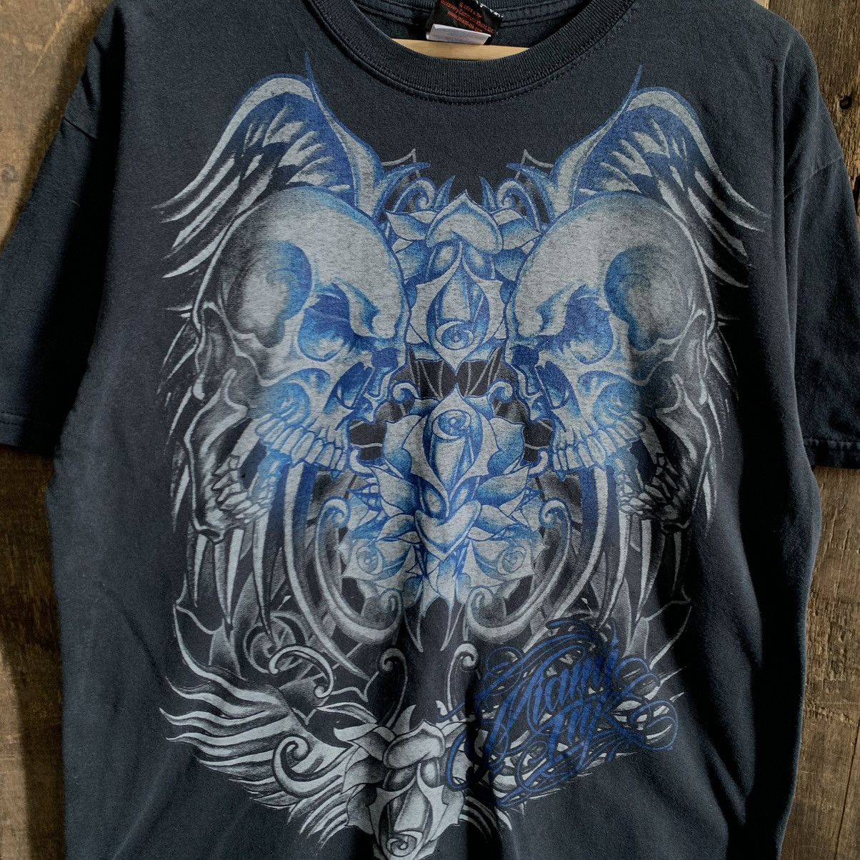 Japanese Brand Miami Ink Print TShirt Size US L / EU 52-54 / 3 - 3 Thumbnail