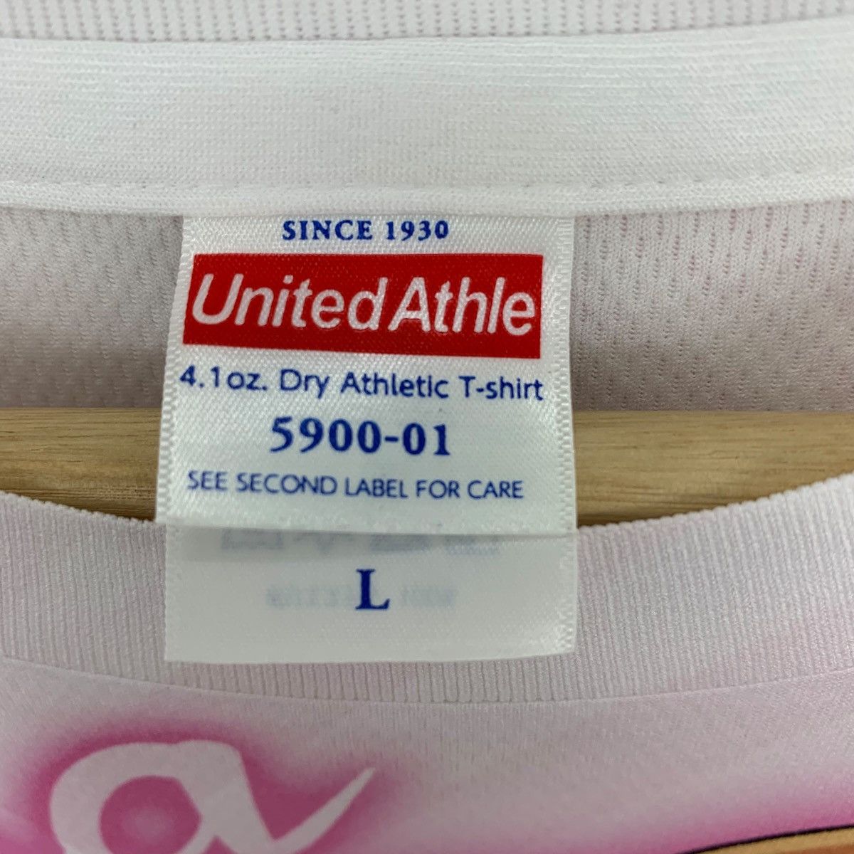 Anime × Japanese Brand Rare!! MAGICAL GIRL LYRICAL NANOHA overprint anime jersey Size US L / EU 52-54 / 3 - 8 Thumbnail