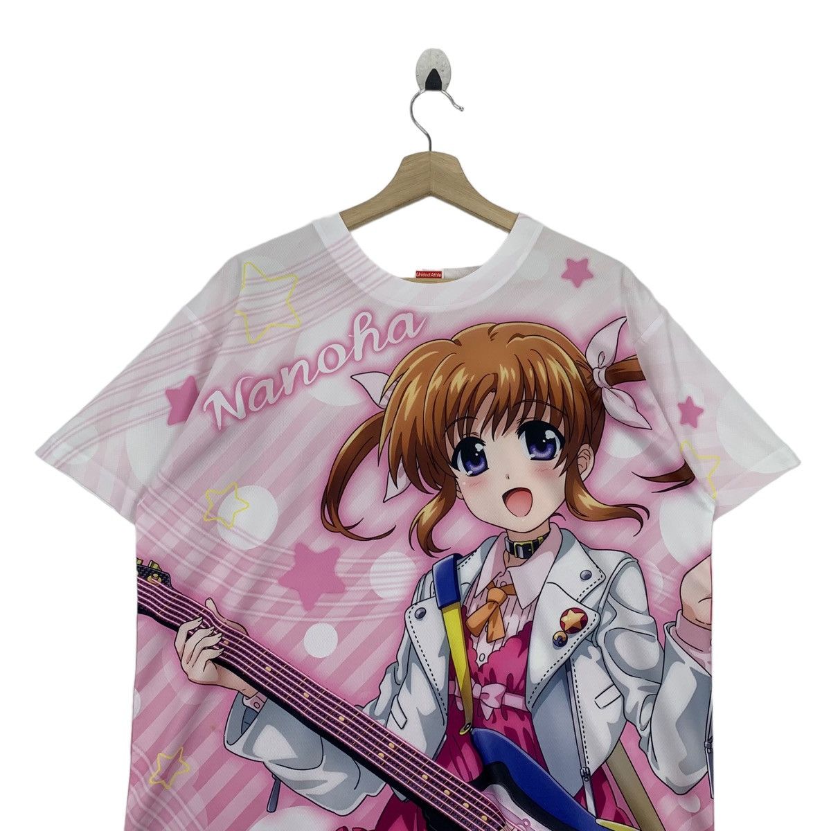 Anime × Japanese Brand Rare!! MAGICAL GIRL LYRICAL NANOHA overprint anime jersey Size US L / EU 52-54 / 3 - 2 Thumbnail