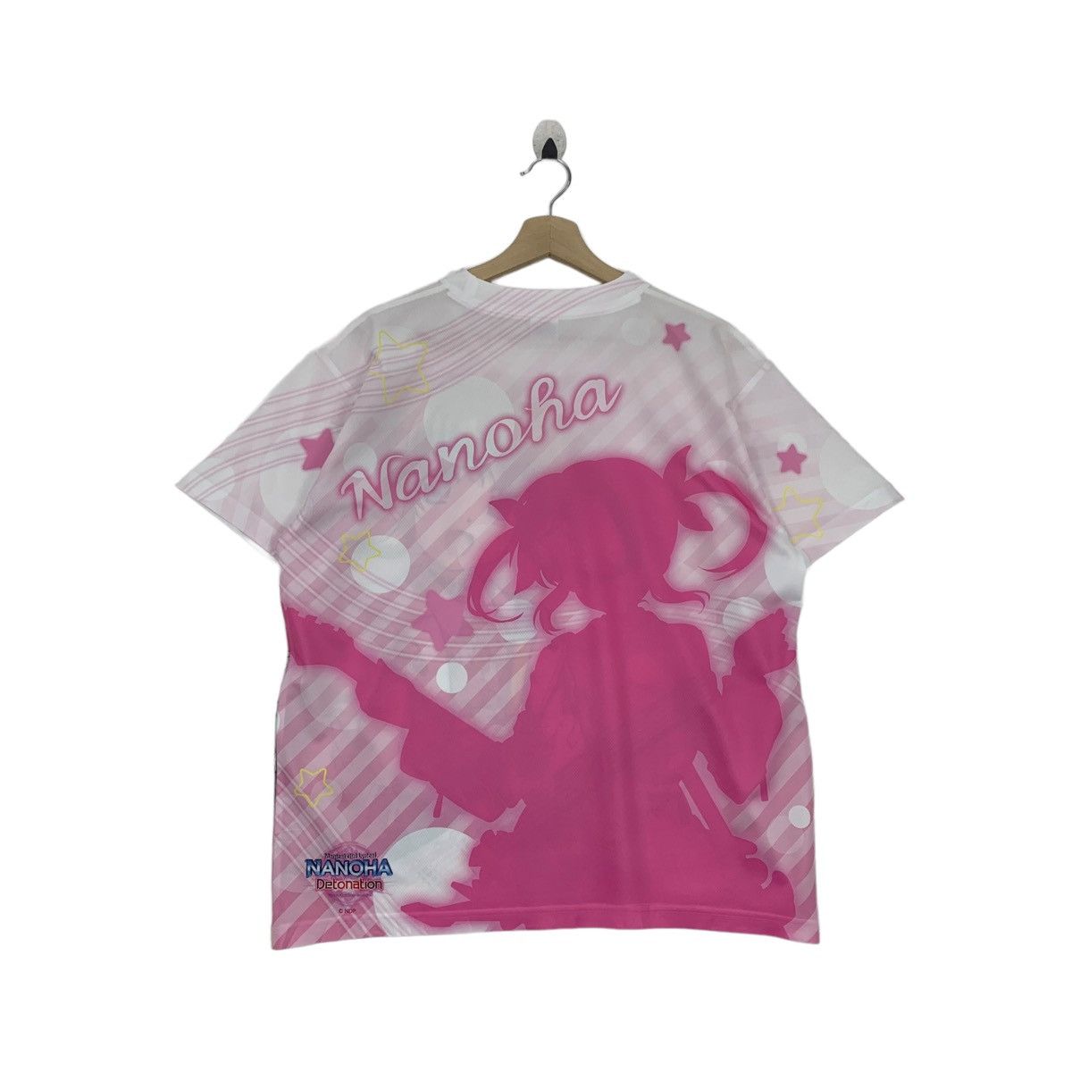 Anime × Japanese Brand Rare!! MAGICAL GIRL LYRICAL NANOHA overprint anime jersey Size US L / EU 52-54 / 3 - 6 Thumbnail