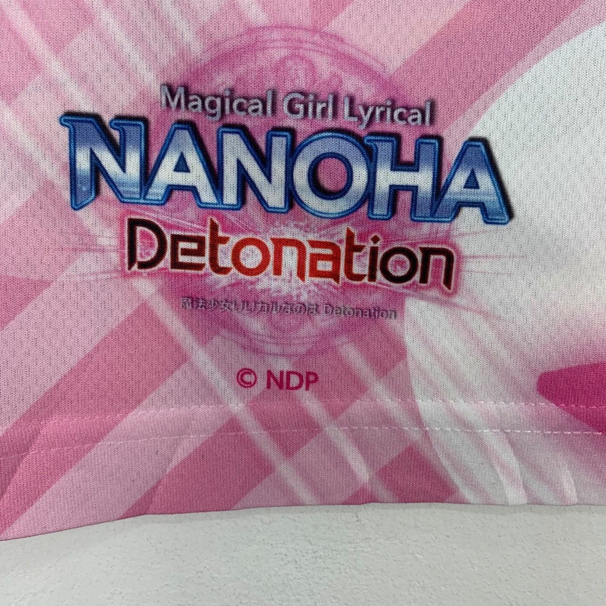 Anime × Japanese Brand Rare!! MAGICAL GIRL LYRICAL NANOHA overprint anime jersey Size US L / EU 52-54 / 3 - 7 Thumbnail