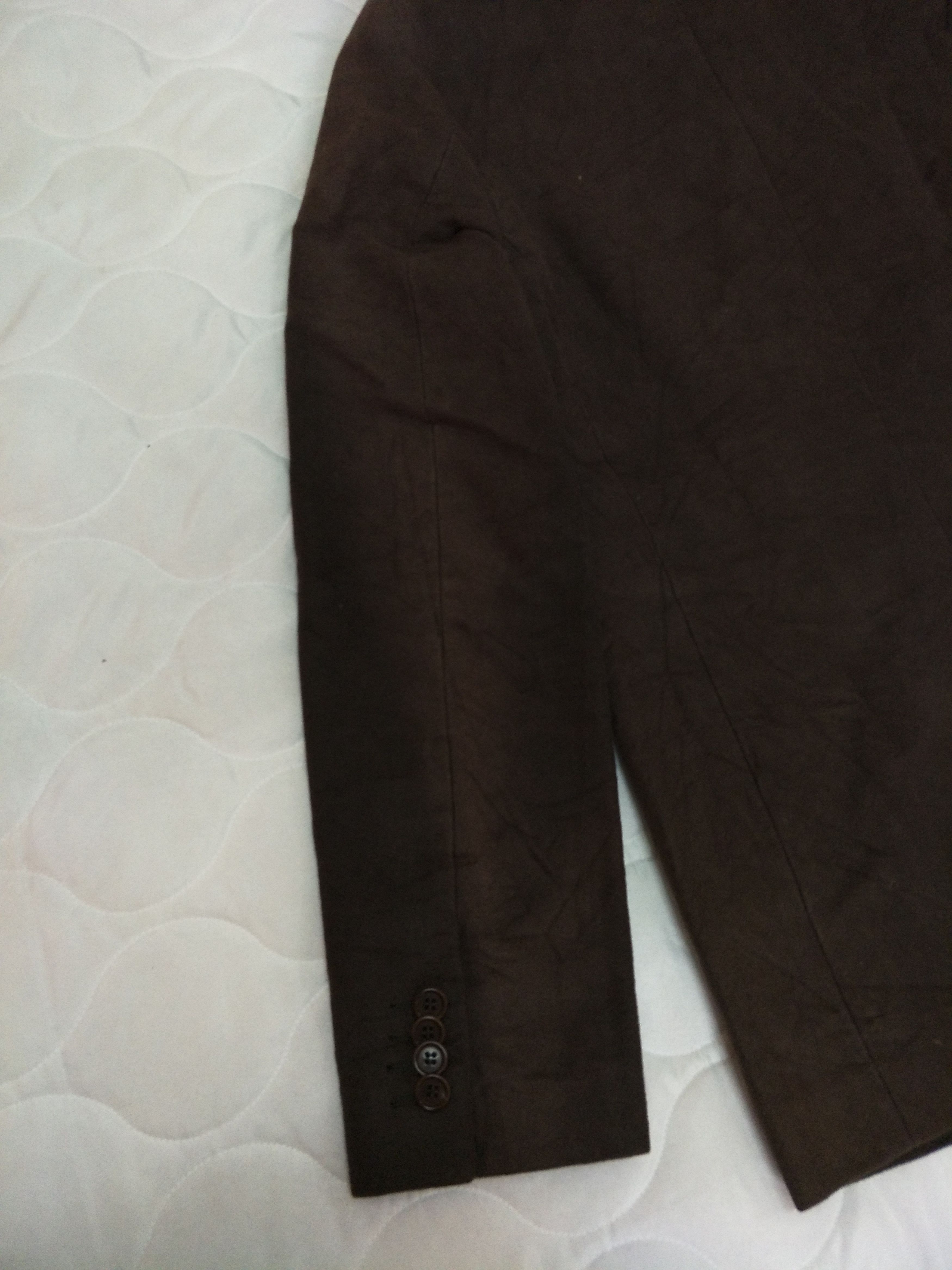 Helmut Lang Moleskin Helmut Lang 1990’s Rare Double Breasted Coat Size US S / EU 44-46 / 1 - 6 Thumbnail