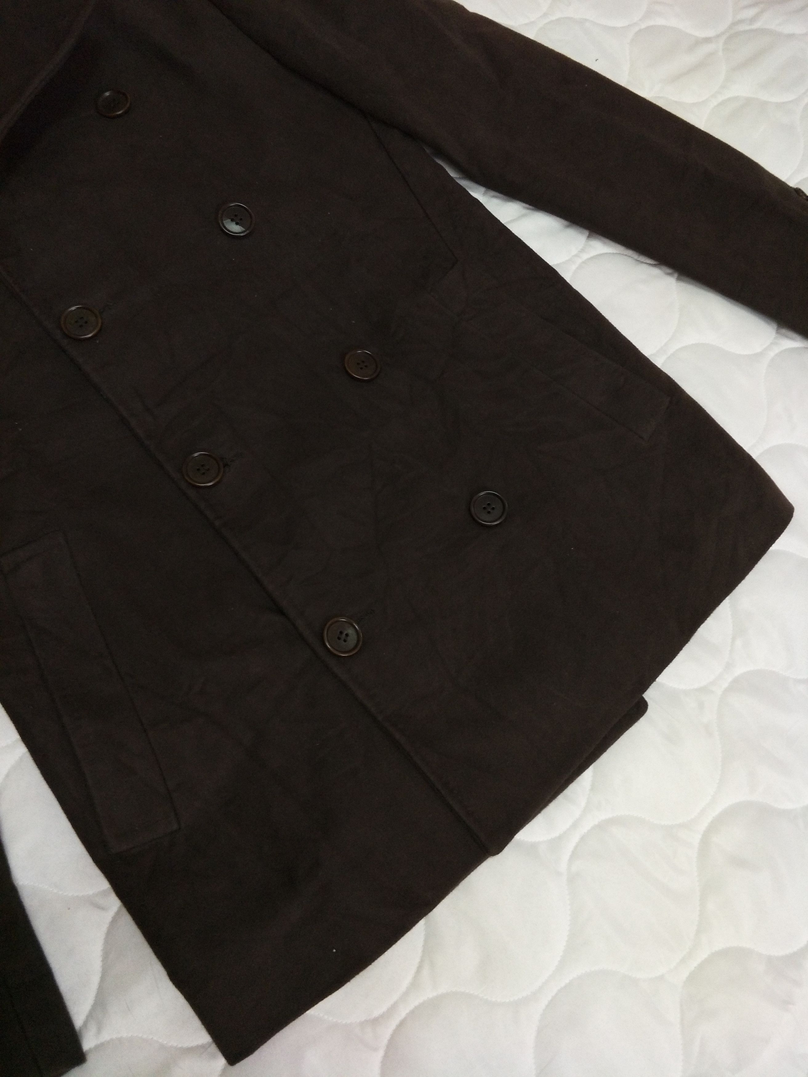 Helmut Lang Moleskin Helmut Lang 1990’s Rare Double Breasted Coat Size US S / EU 44-46 / 1 - 4 Thumbnail