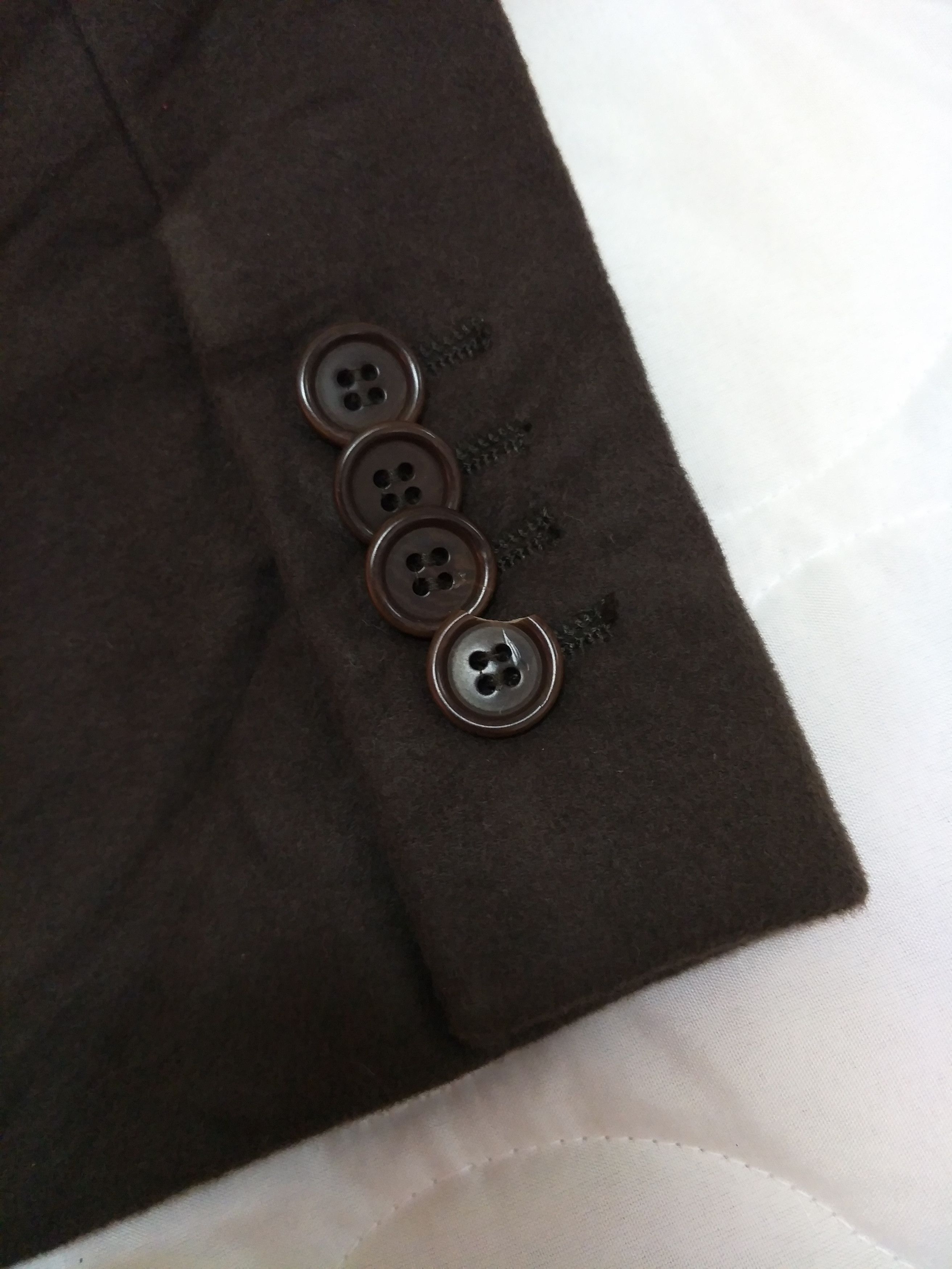 Helmut Lang Moleskin Helmut Lang 1990’s Rare Double Breasted Coat Size US S / EU 44-46 / 1 - 7 Thumbnail