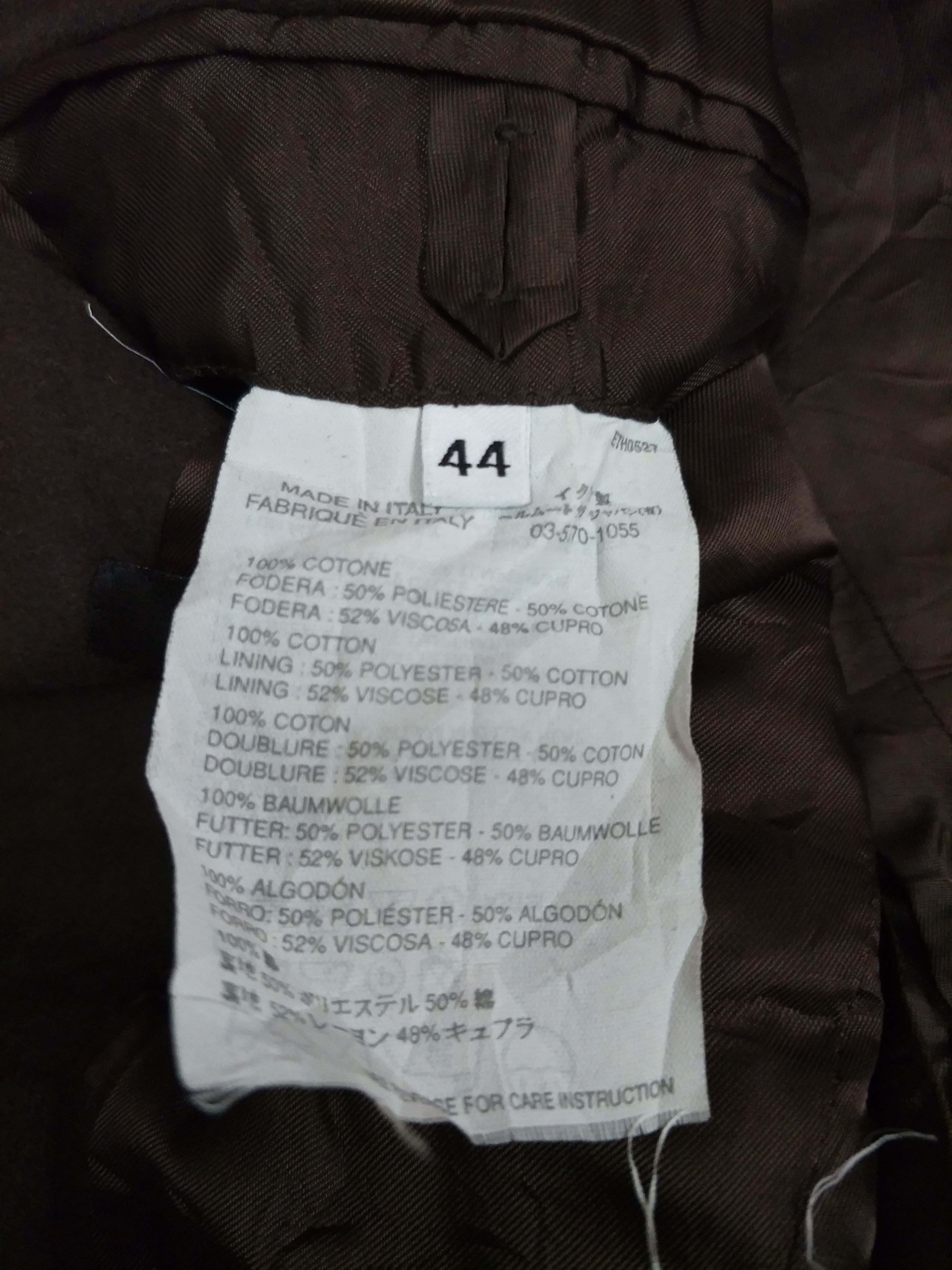 Helmut Lang Moleskin Helmut Lang 1990’s Rare Double Breasted Coat Size US S / EU 44-46 / 1 - 11 Thumbnail