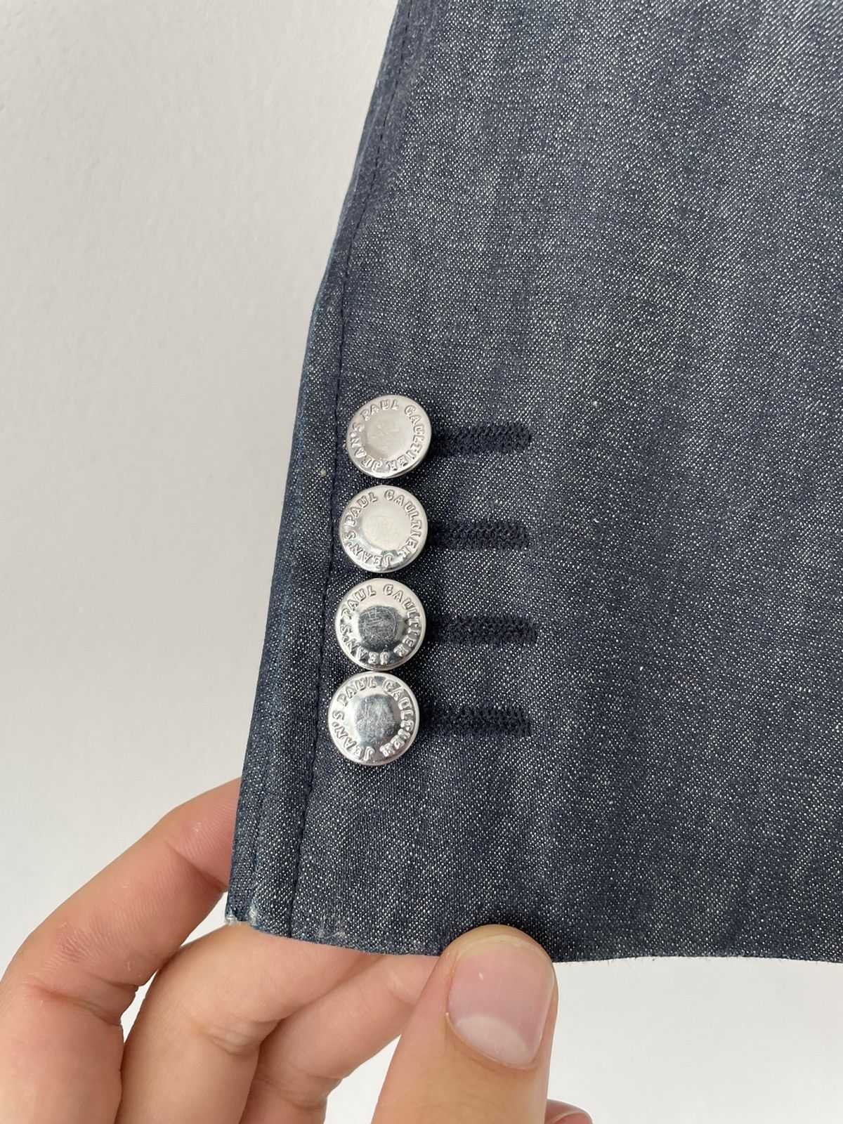 Jean Paul Gaultier SS08 Dark Blue Denim Blazer Size US M / EU 48-50 / 2 - 3 Thumbnail