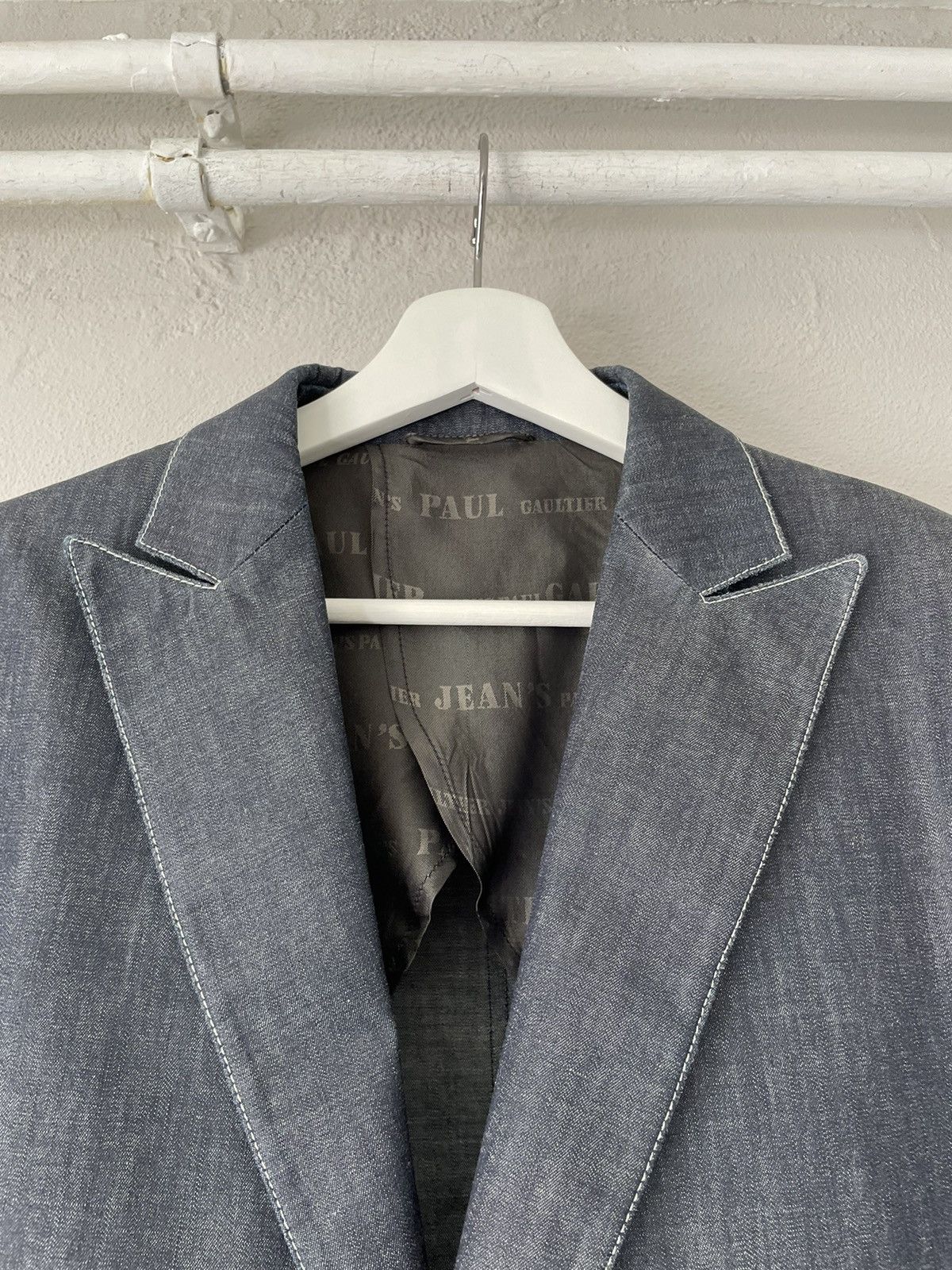 Jean Paul Gaultier SS08 Dark Blue Denim Blazer Size US M / EU 48-50 / 2 - 5 Thumbnail