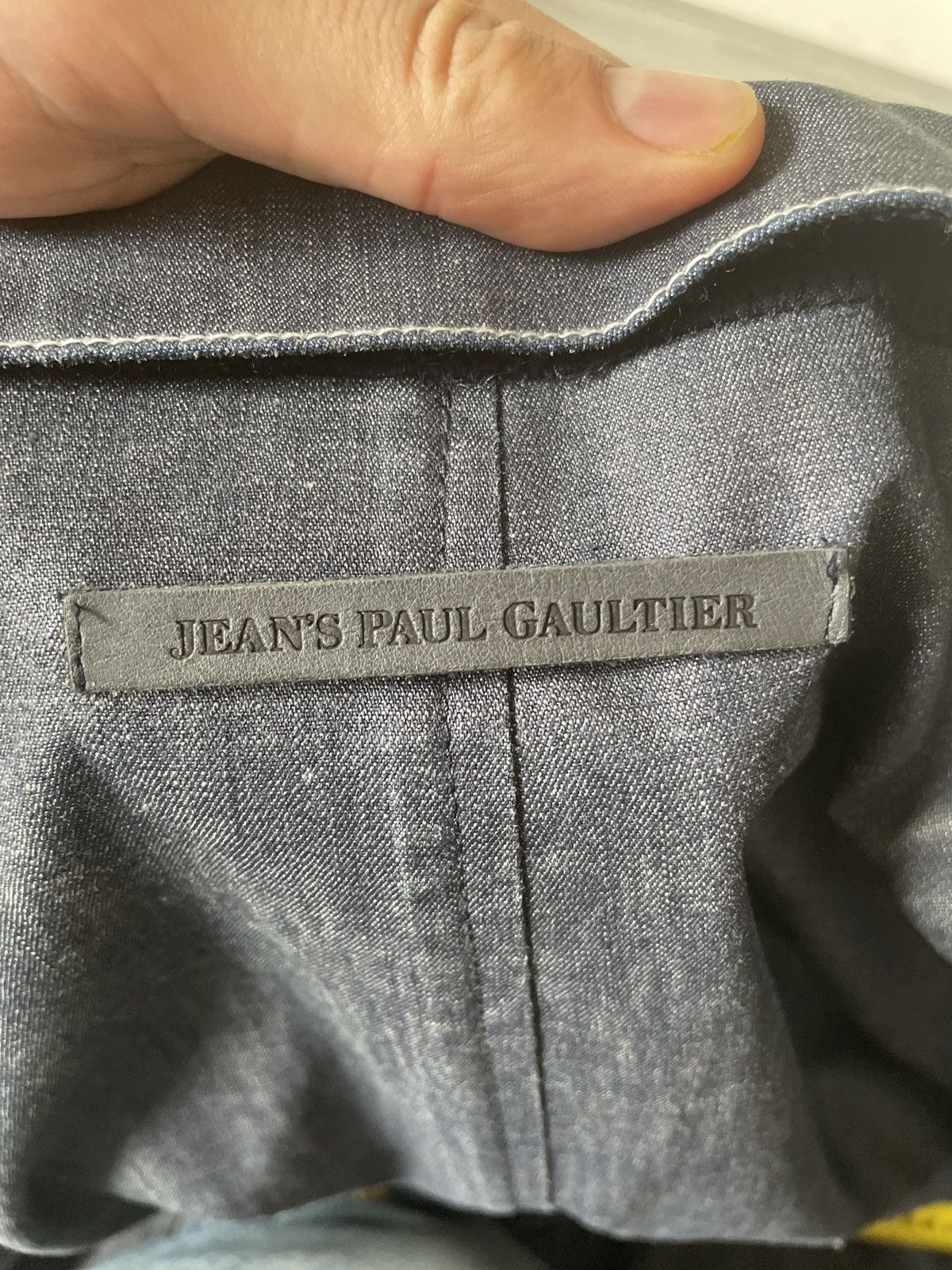 Jean Paul Gaultier SS08 Dark Blue Denim Blazer Size US M / EU 48-50 / 2 - 7 Thumbnail