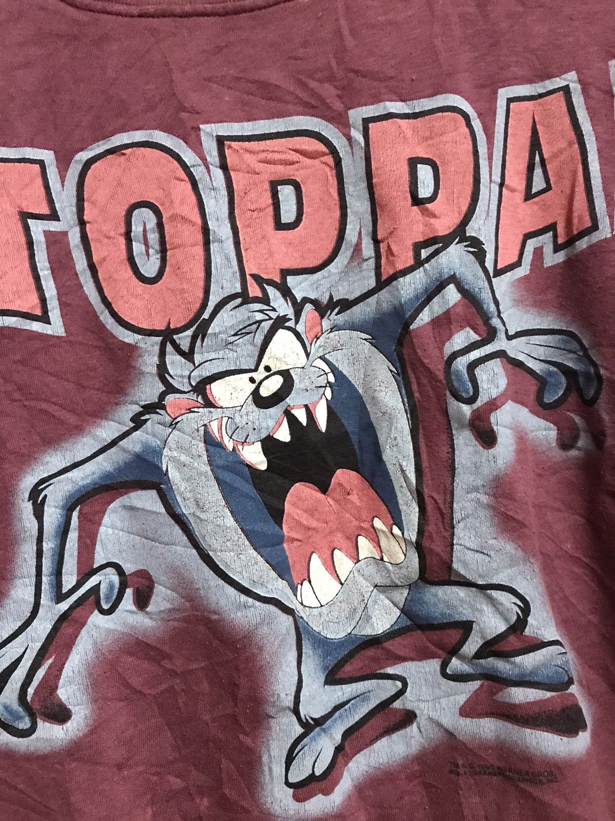 Warner Bros Tazmania 1995 Overprint Crewneck Pullover Size US L / EU 52-54 / 3 - 2 Thumbnail