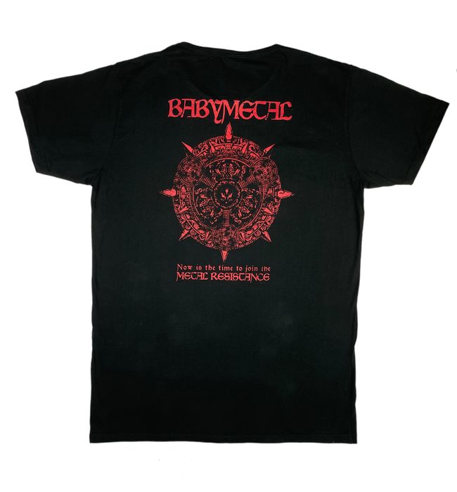 Japanese Brand Baby Metal Band Tour Tee Promo The One By Fox