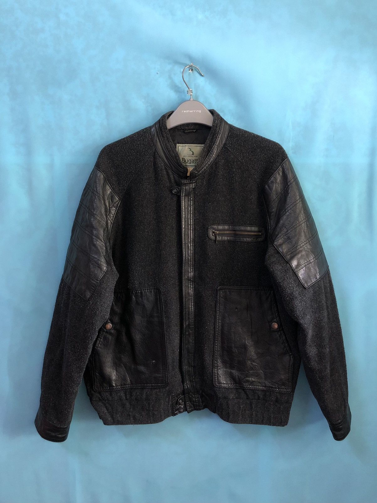 Bugatti cowhide bugatti biker casual #1889 Size US L / EU 52-54 / 3 - 2 Thumbnail