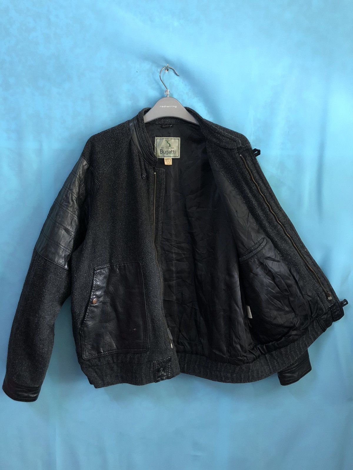 Bugatti cowhide bugatti biker casual #1889 Size US L / EU 52-54 / 3 - 7 Thumbnail