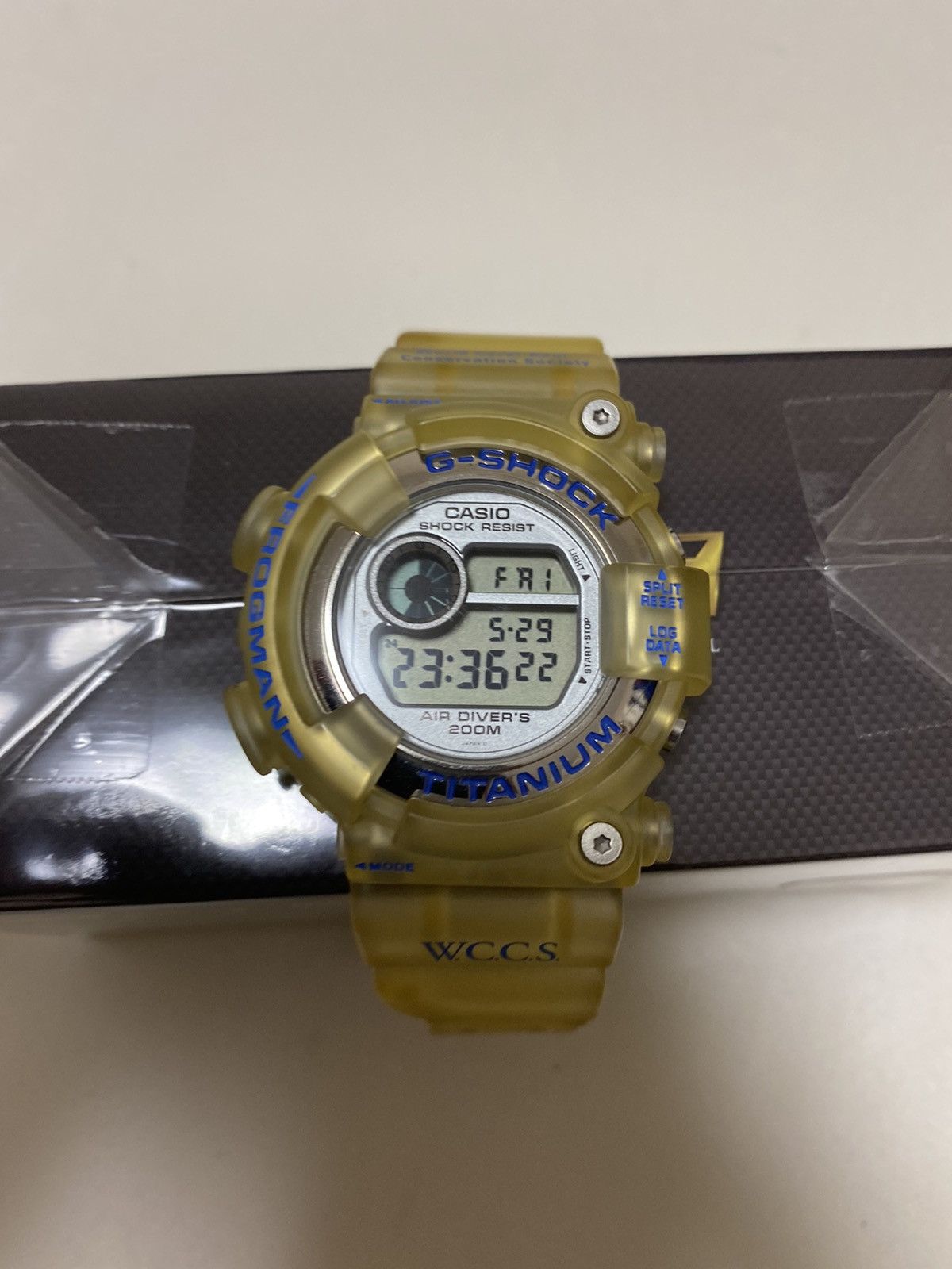 Casio × G Shock Limited Edition Casio G shock Frogman W.C.C.S 