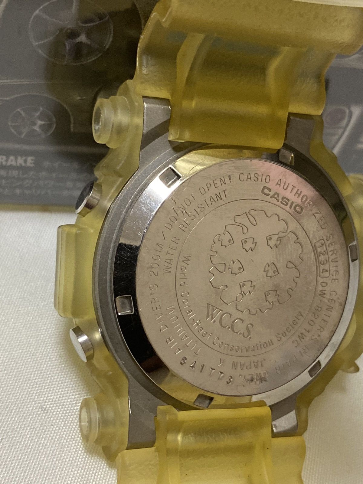 Casio Limited Edition Casio G shock Frogman W.C.C.S Japan Size ONE SIZE - 18 Thumbnail