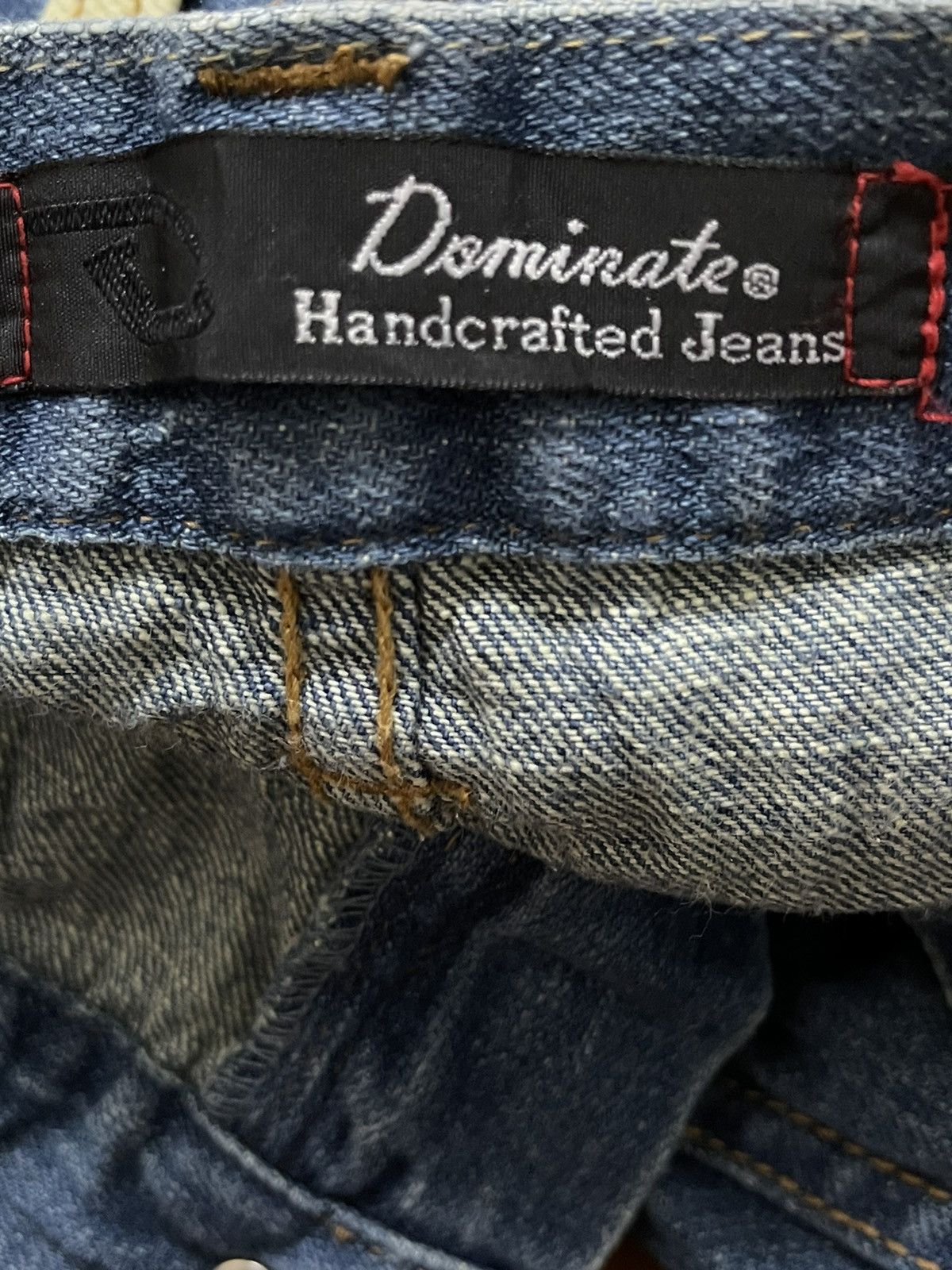 Designer × Japanese Brand Japanese Brand Dominate Double Waist Distressed Jeans Size US 31 - 7 Thumbnail