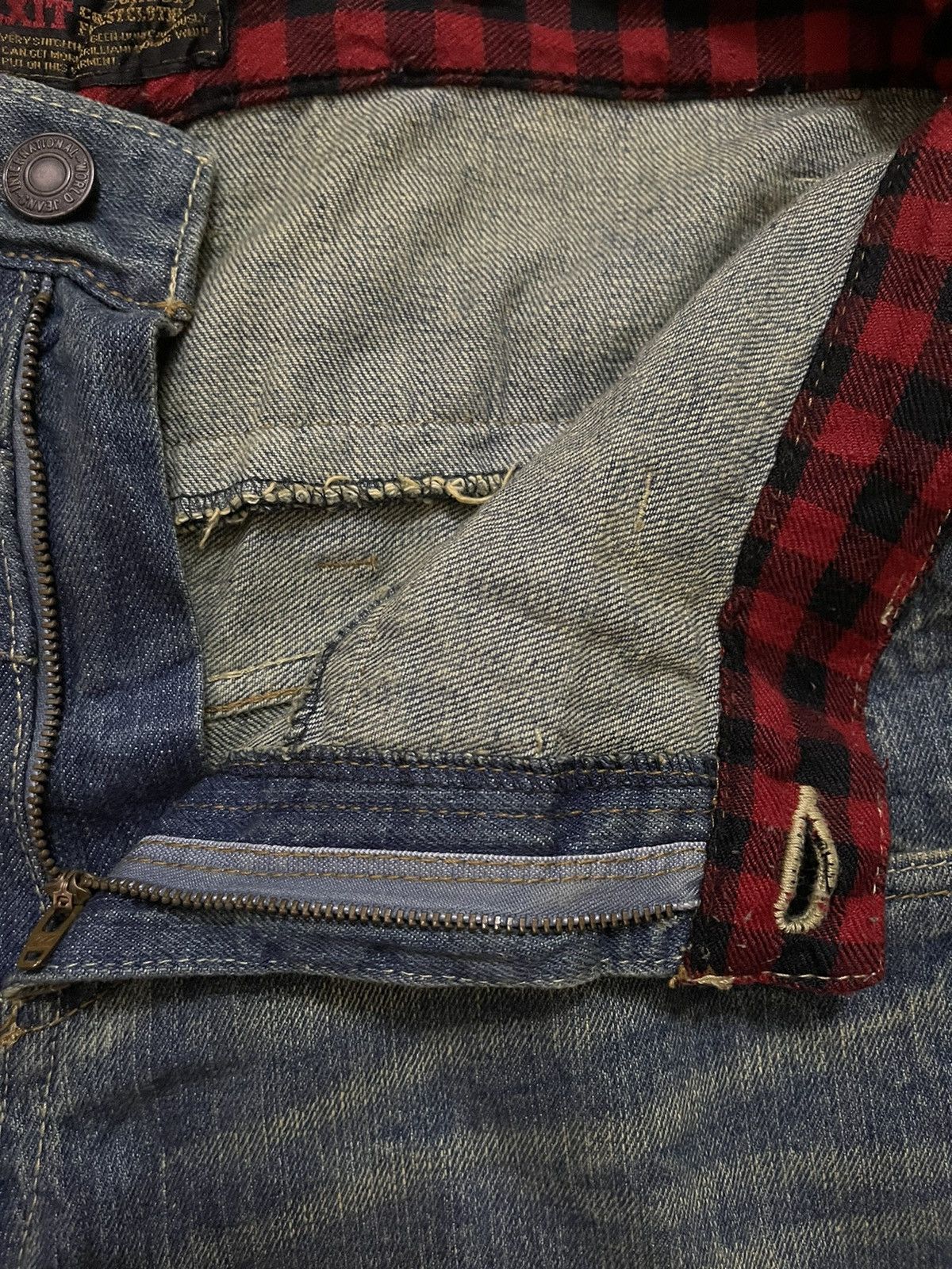 Designer × Japanese Brand 🔥Japanese Brand🔥 Double Waist Denim Jeans Size US 30 / EU 46 - 3 Thumbnail