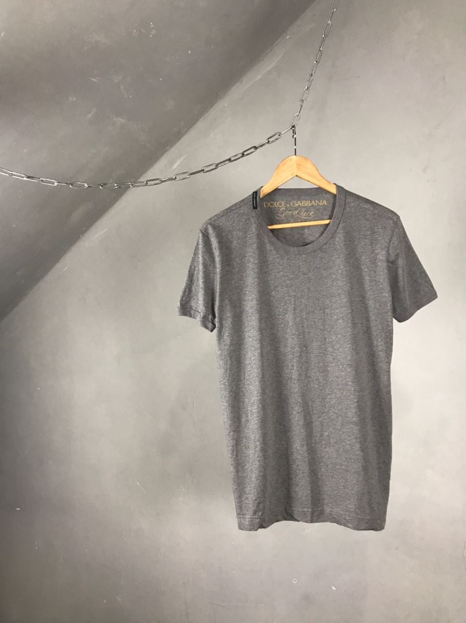 Dolce & Gabbana Dolce & Gabbana luxury gray tee Size US S / EU 44-46 / 1 - 1 Thumbnail