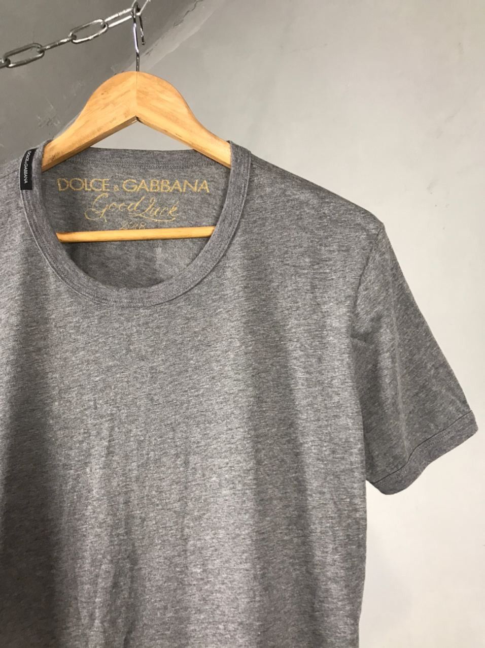 Dolce & Gabbana Dolce & Gabbana luxury gray tee Size US S / EU 44-46 / 1 - 2 Thumbnail