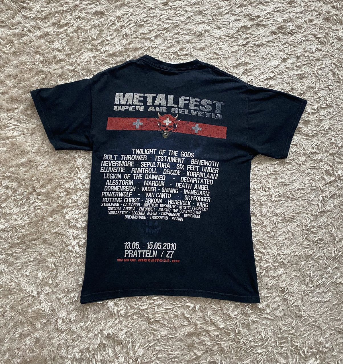 Band Tees × Vintage Rare vintage t-shirt metalfest open air Helvetia 2010 Size US M / EU 48-50 / 2 - 4 Thumbnail