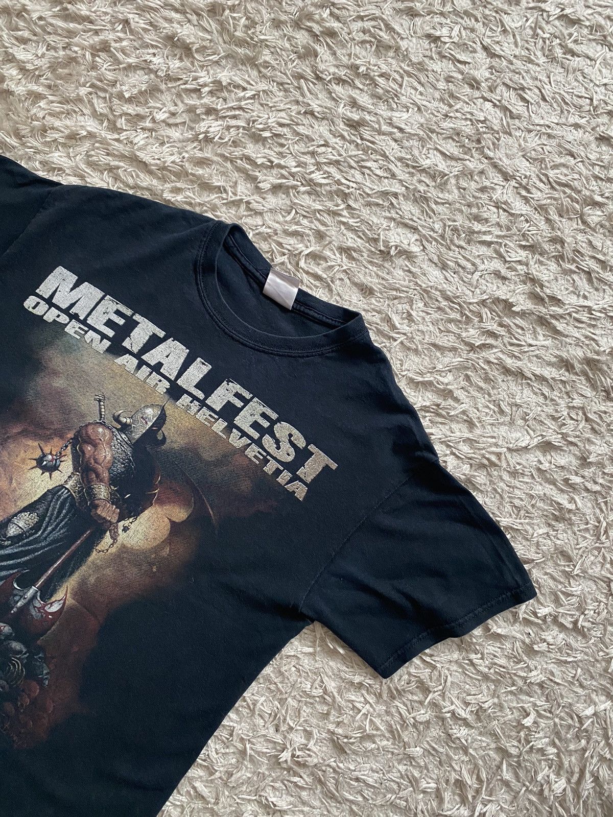 Band Tees × Vintage Rare vintage t-shirt metalfest open air Helvetia 2010 Size US M / EU 48-50 / 2 - 3 Thumbnail