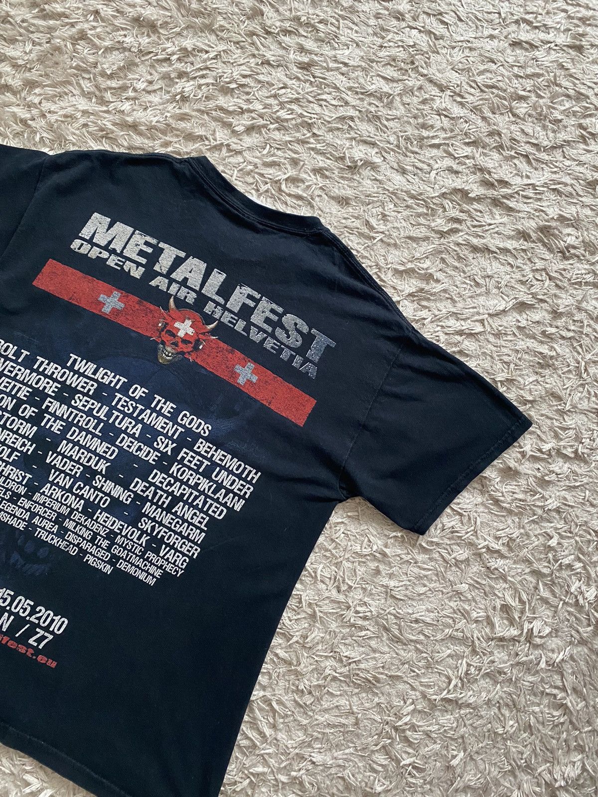 Band Tees × Vintage Rare vintage t-shirt metalfest open air Helvetia 2010 Size US M / EU 48-50 / 2 - 5 Thumbnail