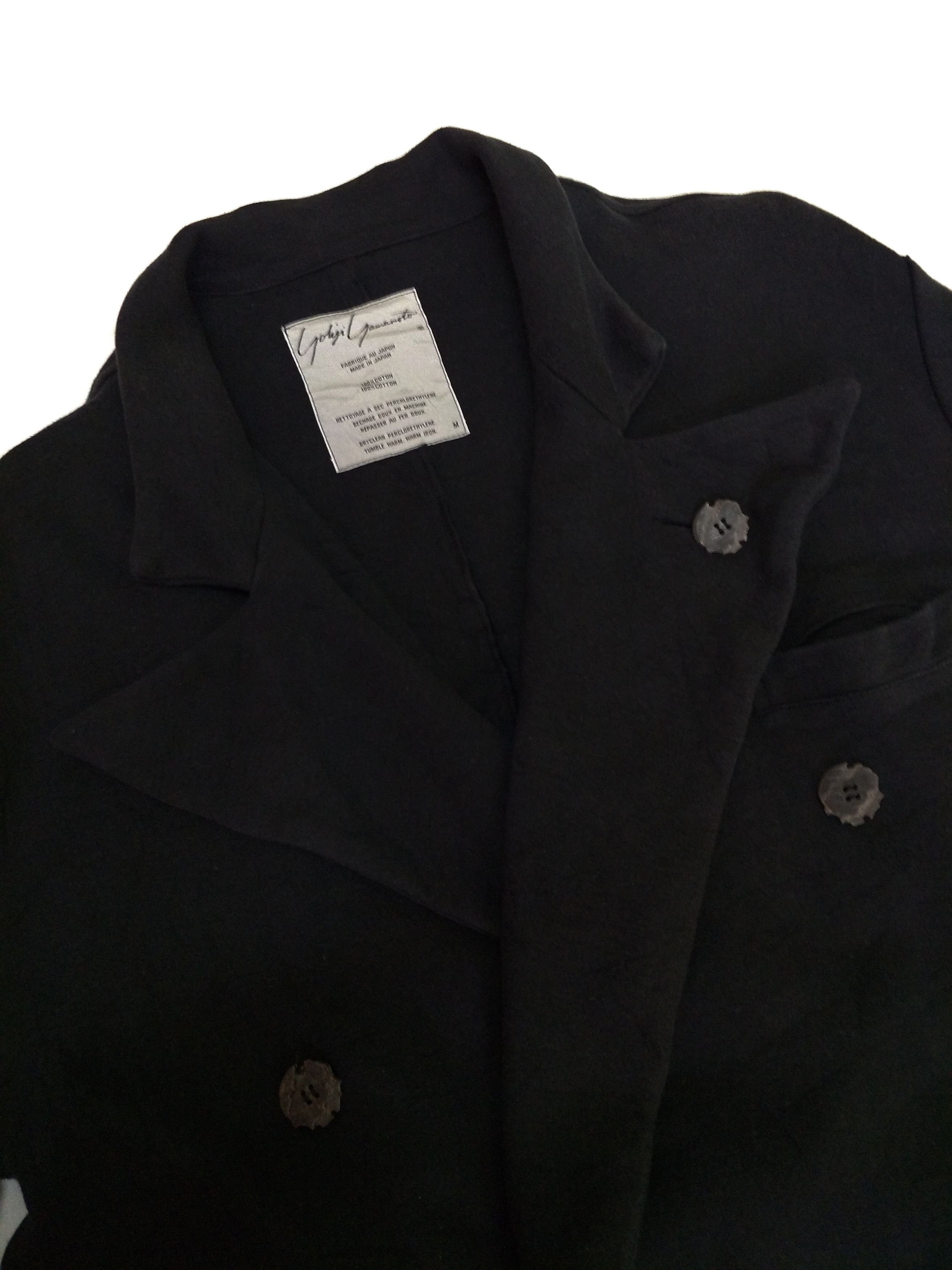 Yohji Yamamoto Yohji Yamamoto Asymmetric Bondage Sweat Cardigan Vintage Size US M / EU 48-50 / 2 - 6 Thumbnail