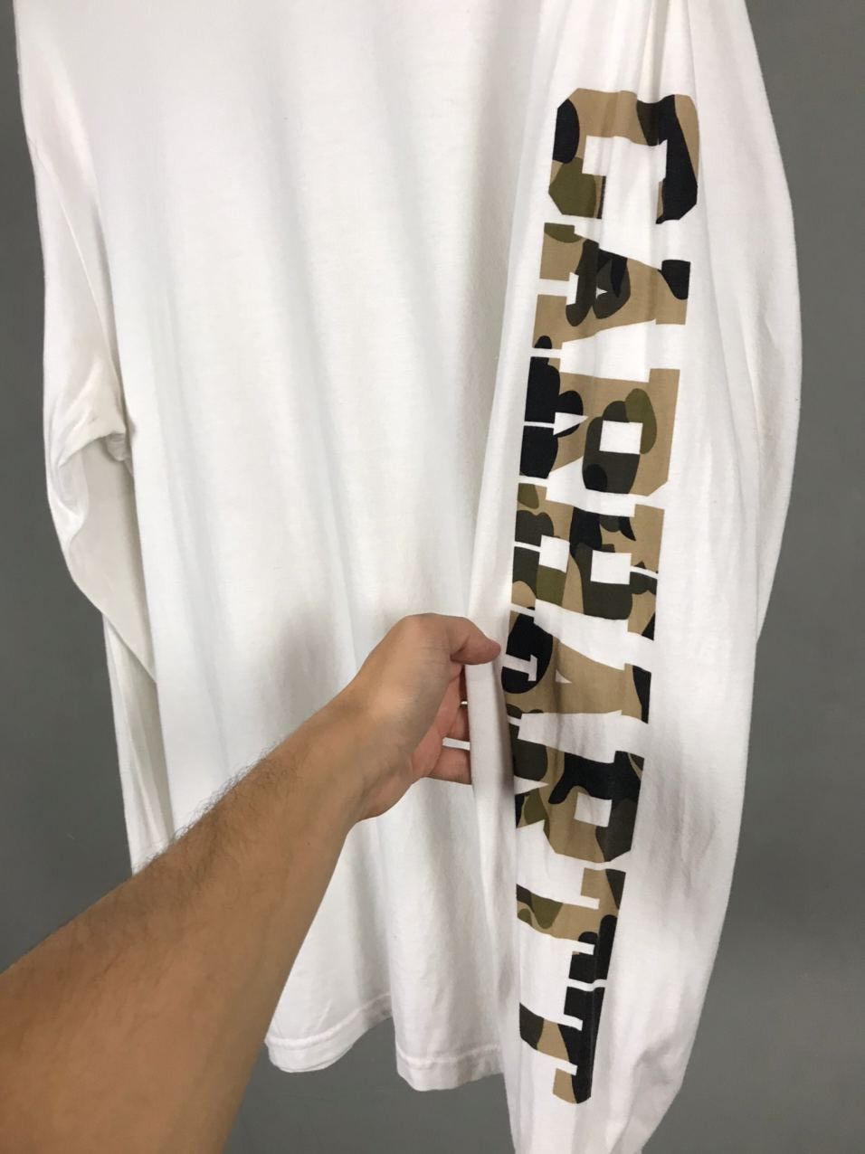 Carhartt × Carhartt Wip Carhartt WIP big logo streetwear white longsleeve Size US XL / EU 56 / 4 - 5 Thumbnail