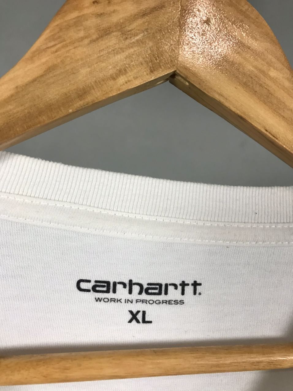 Carhartt × Carhartt Wip Carhartt WIP big logo streetwear white longsleeve Size US XL / EU 56 / 4 - 6 Thumbnail
