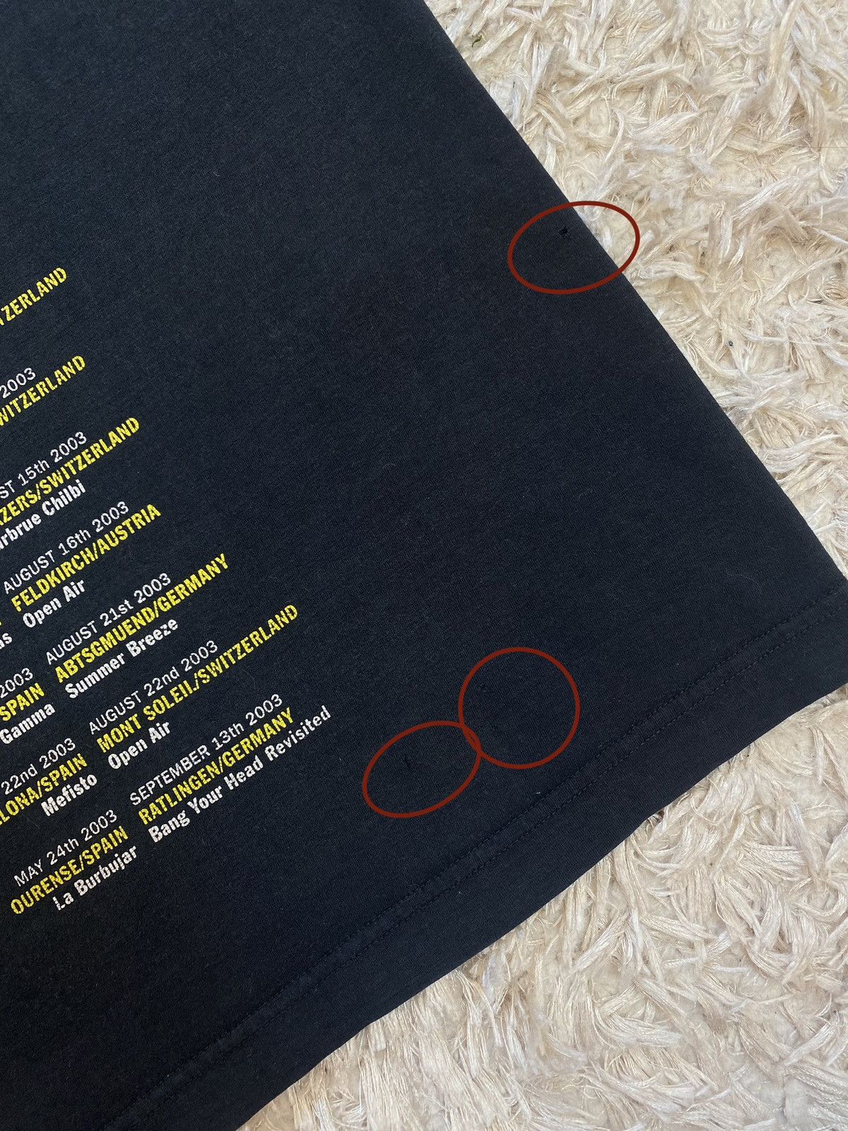 Band Tees × Vintage Rare vintage shirt Krokus rock the block European tour 2003 Size US S / EU 44-46 / 1 - 9 Thumbnail
