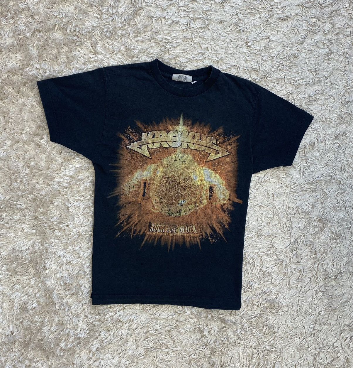 Band Tees × Vintage Rare vintage shirt Krokus rock the block European tour 2003 Size US S / EU 44-46 / 1 - 1 Thumbnail