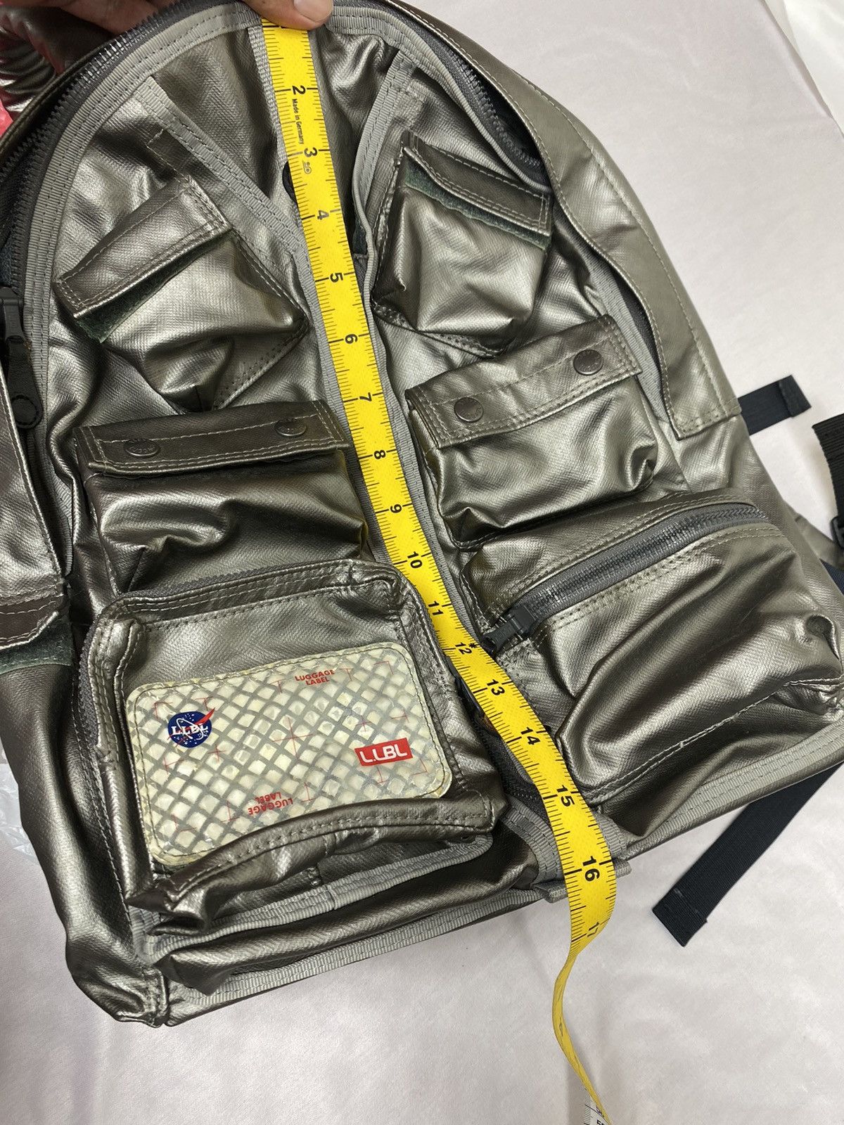 Porter Luggage Label Backpack Nasa Multipocket Size ONE SIZE - 21 Thumbnail