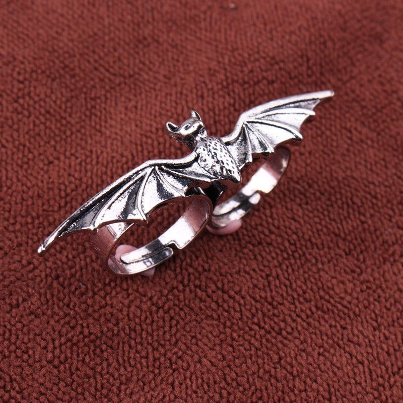 Jewelry Double Finger Ring Size ONE SIZE - 1 Thumbnail