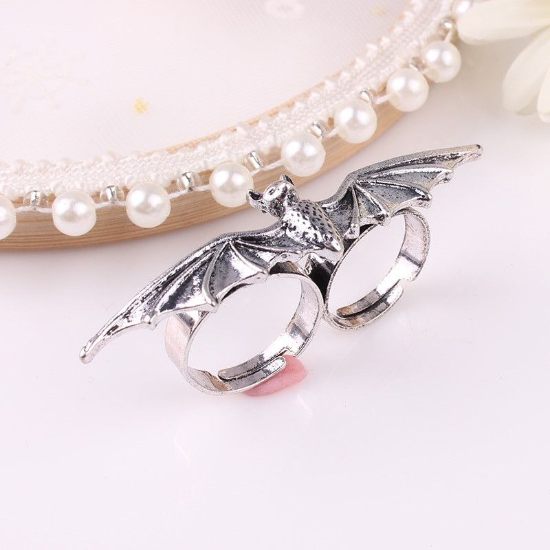 Jewelry Double Finger Ring Size ONE SIZE - 2 Thumbnail