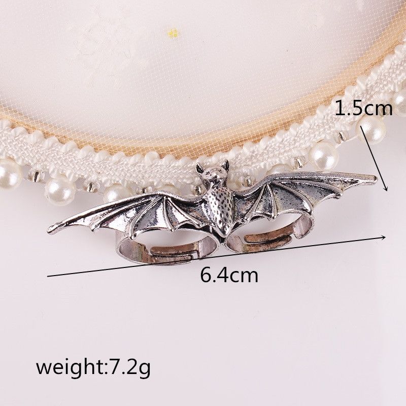 Jewelry Double Finger Ring Size ONE SIZE - 7 Thumbnail