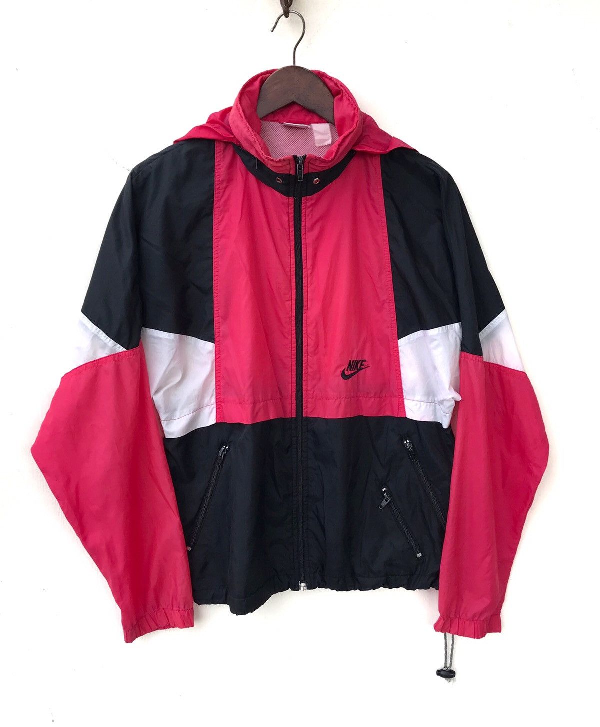 Nike Vintage Nike Grey Tag Colourblock Windbreaker Size US M / EU 48-50 / 2 - 1 Thumbnail