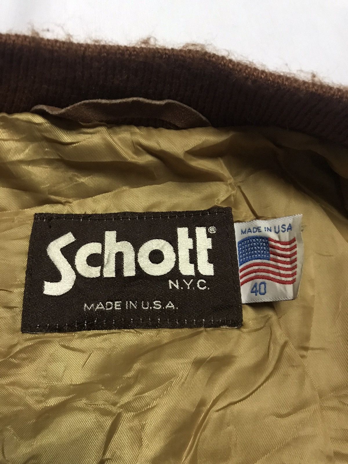Other Vtg Schott Suede Leather Jacket Size US M / EU 48-50 / 2 - 12 Thumbnail