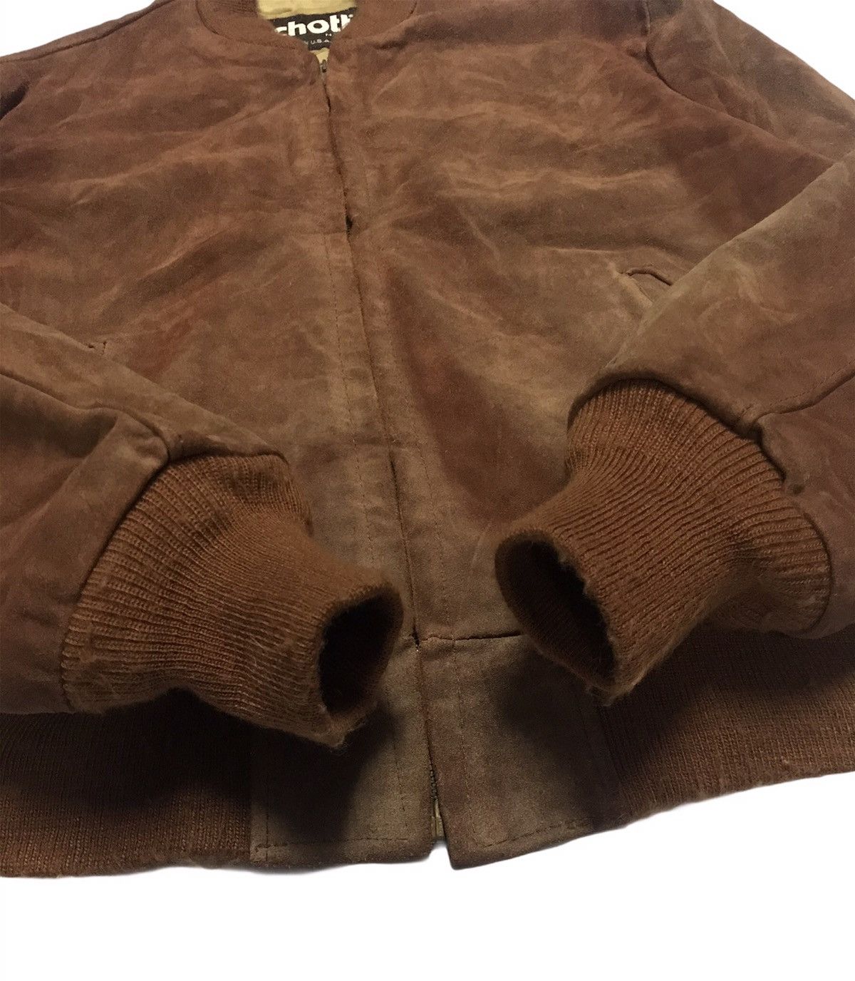 Other Vtg Schott Suede Leather Jacket Size US M / EU 48-50 / 2 - 10 Thumbnail